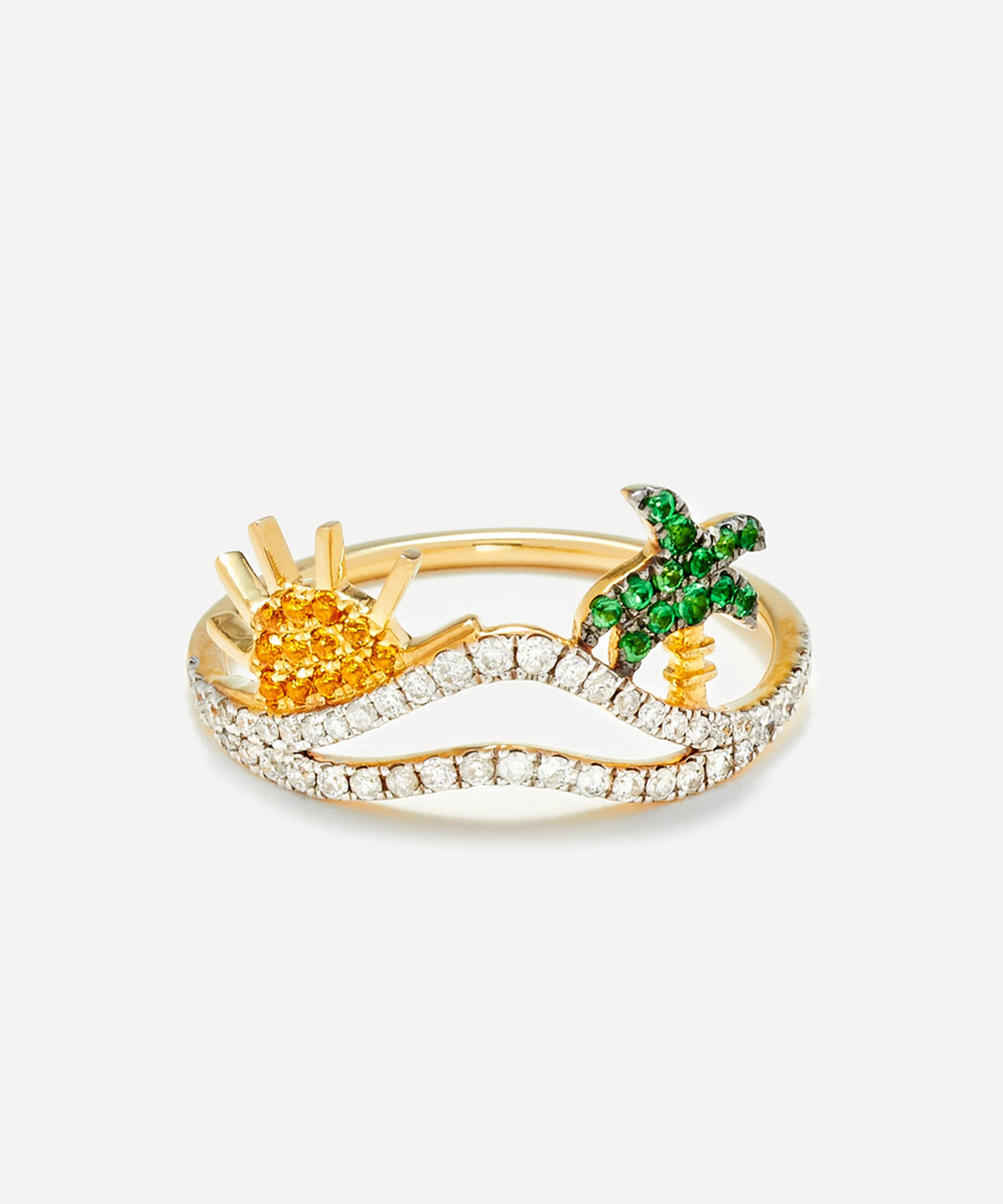 Yvonne Léon - 9ct Gold Beach Ring image number 