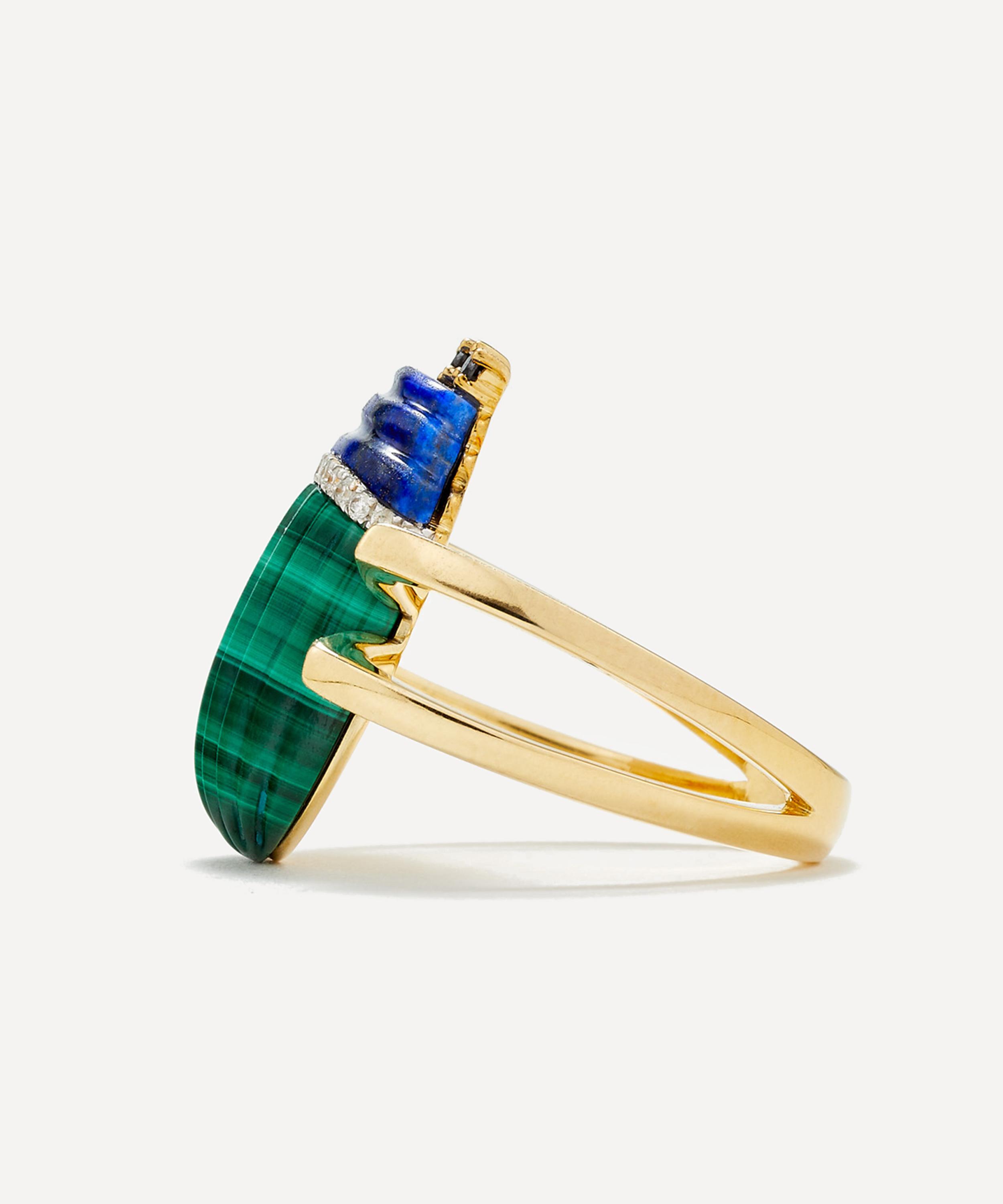 Yvonne Léon - 9ct Gold Scarab Ring image number 2