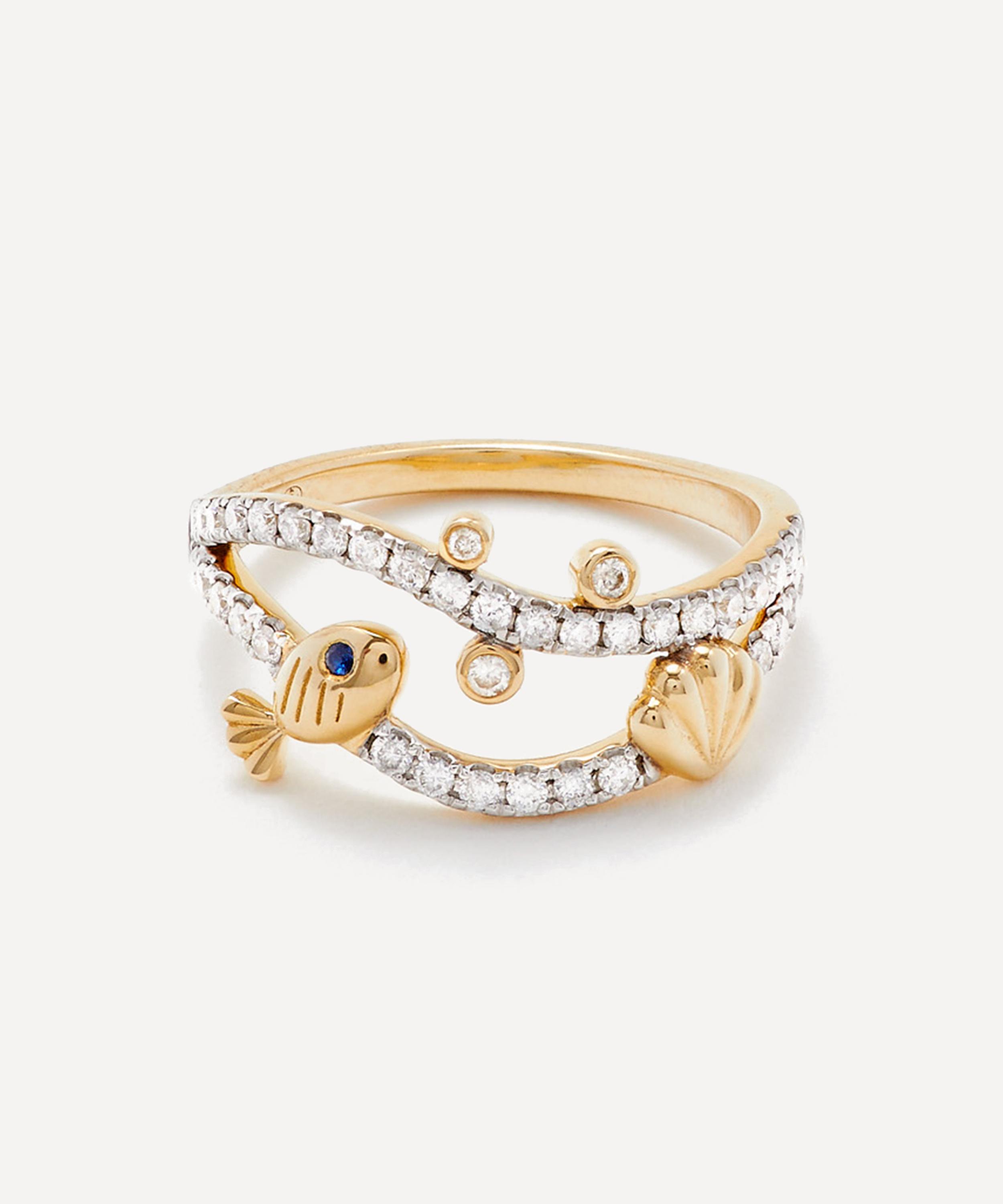 Yvonne Léon - 9ct Gold Underwater Ring image number 