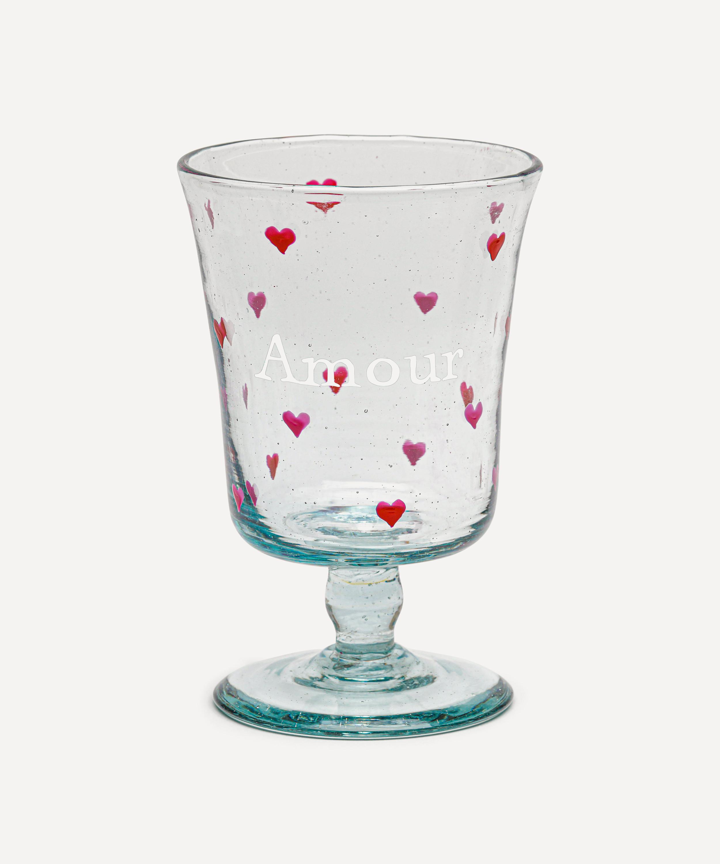 Marin Montagut - All in Hearts Love Wine Glass image number 0