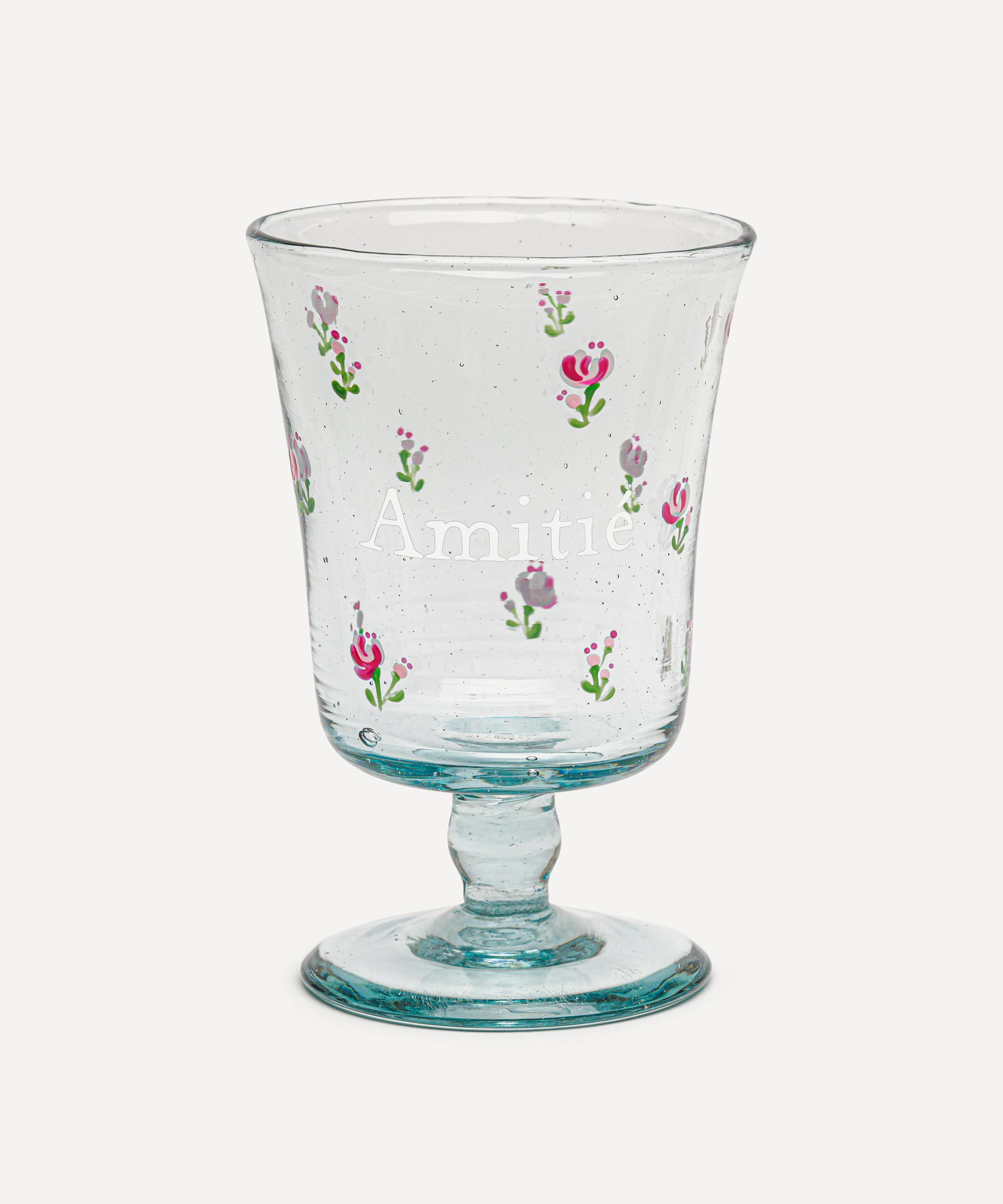 Marin Montagut - All in Roses Friendship Wine Glass image number 0