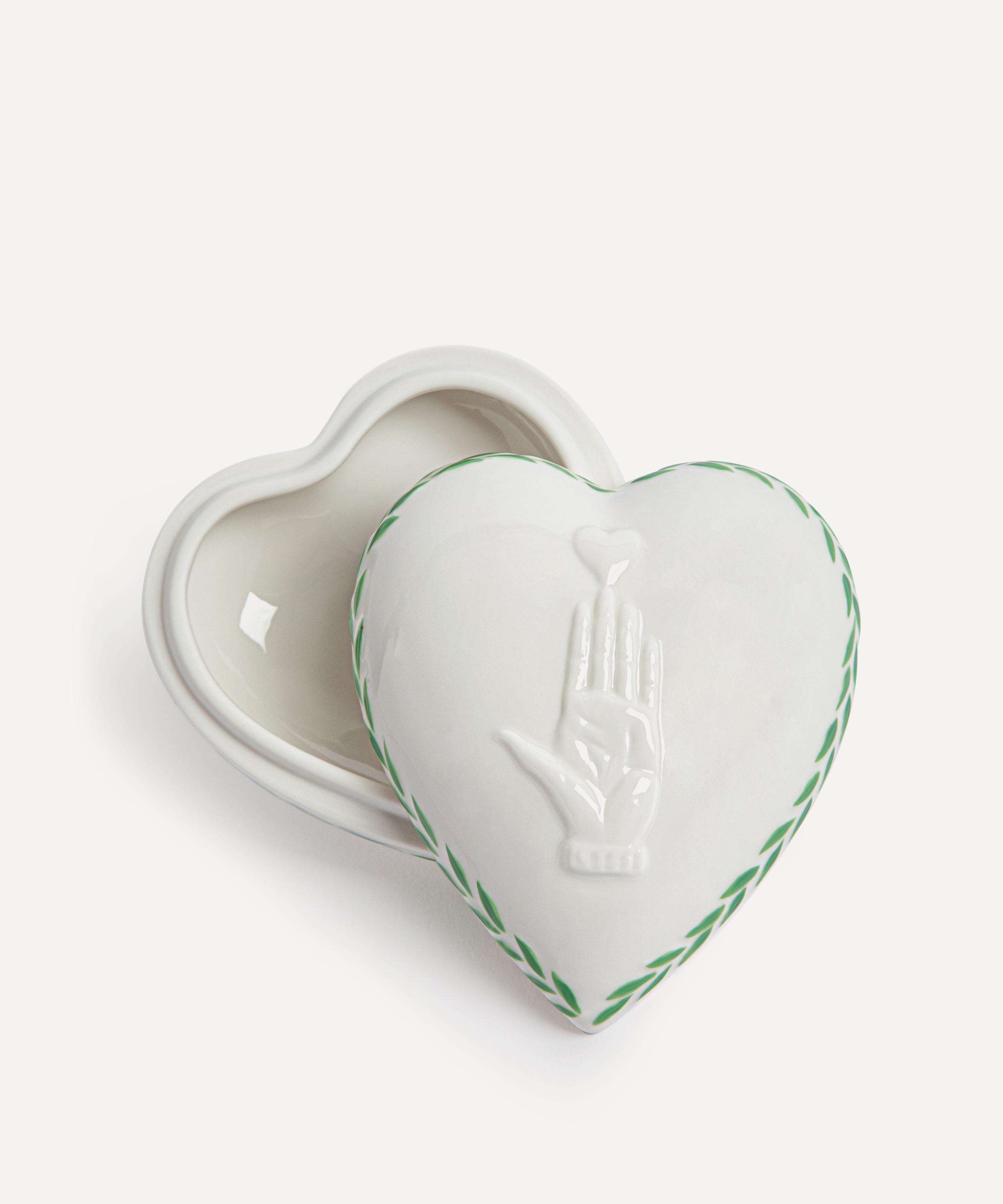 Marin Montagut - Heart on Hand Porcelain Box image number 0