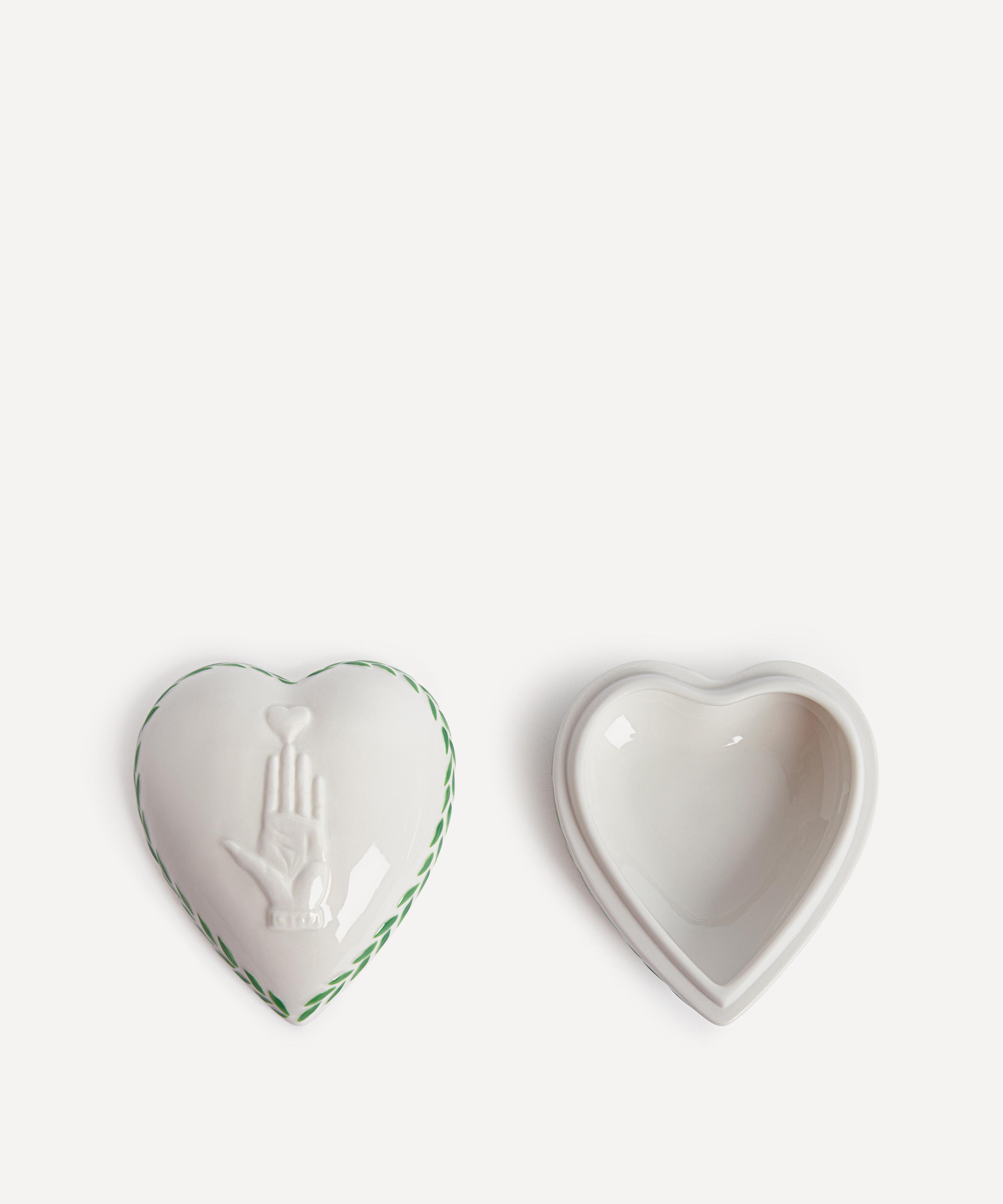 Marin Montagut - Heart on Hand Porcelain Box image number 1