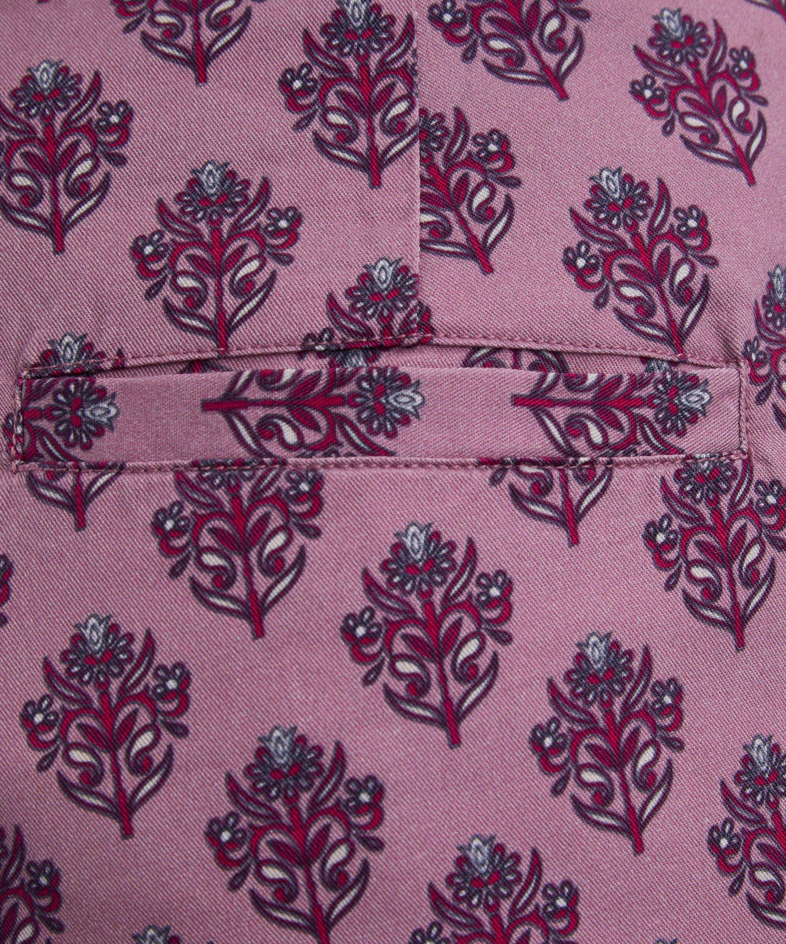 Maria de la Orden - Lova Purple Flowers Trousers image number 4