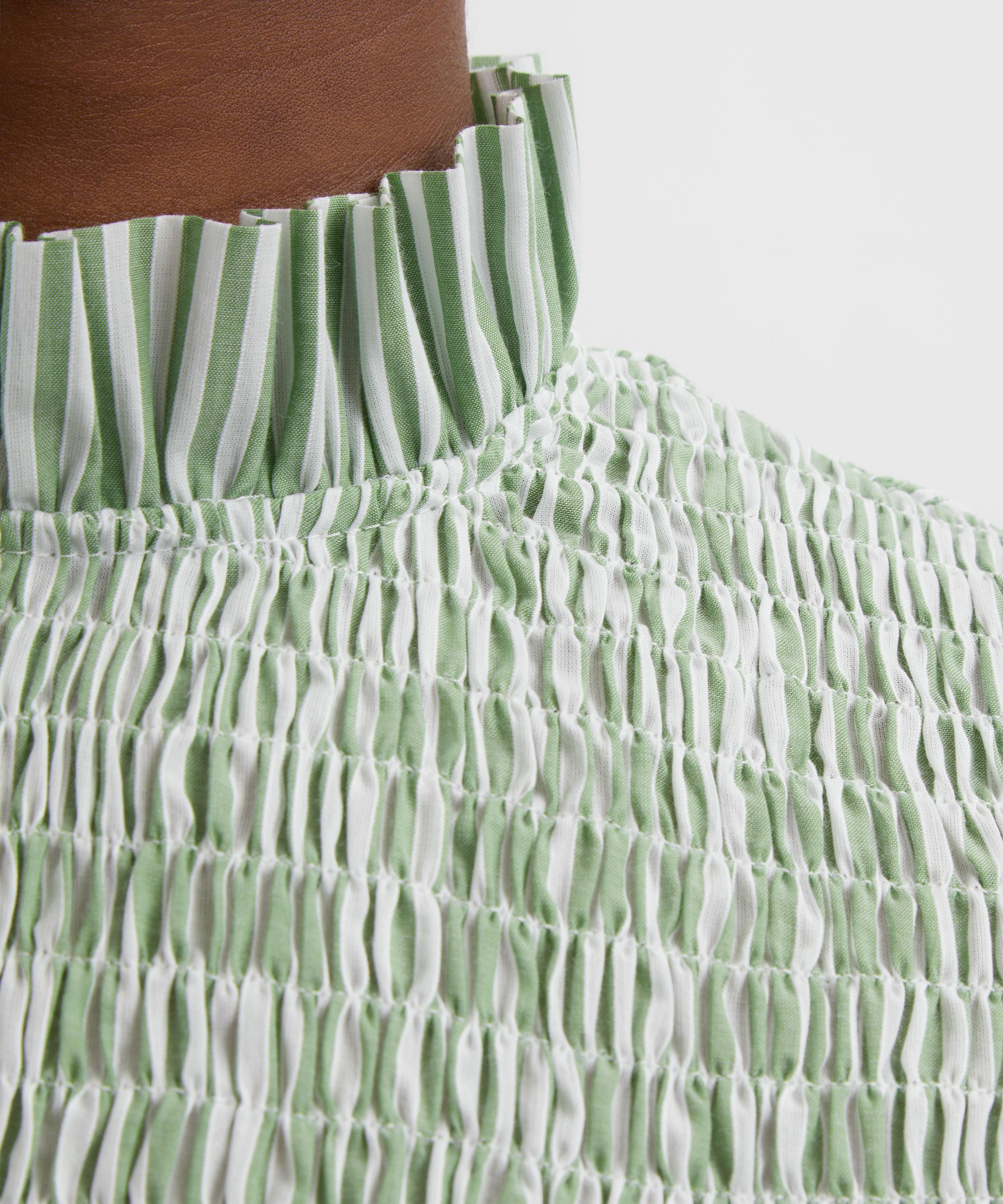 Maria de la Orden - Margo Green Stripes Top image number 4