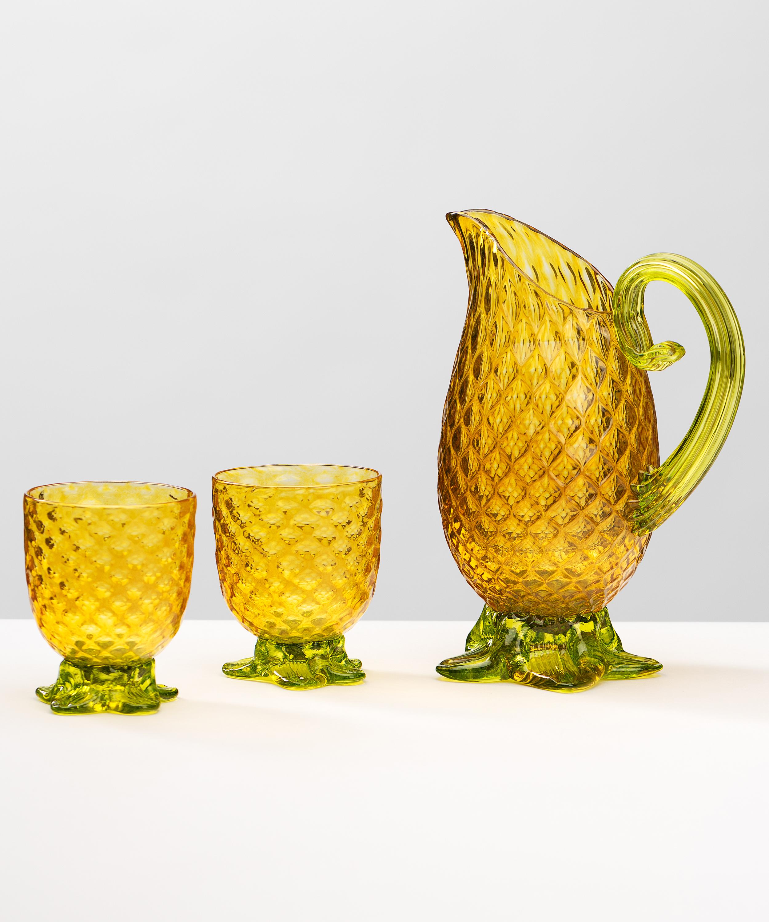 Vitricca Iannazzi - Pineapple Glasses Set of 2 image number 2