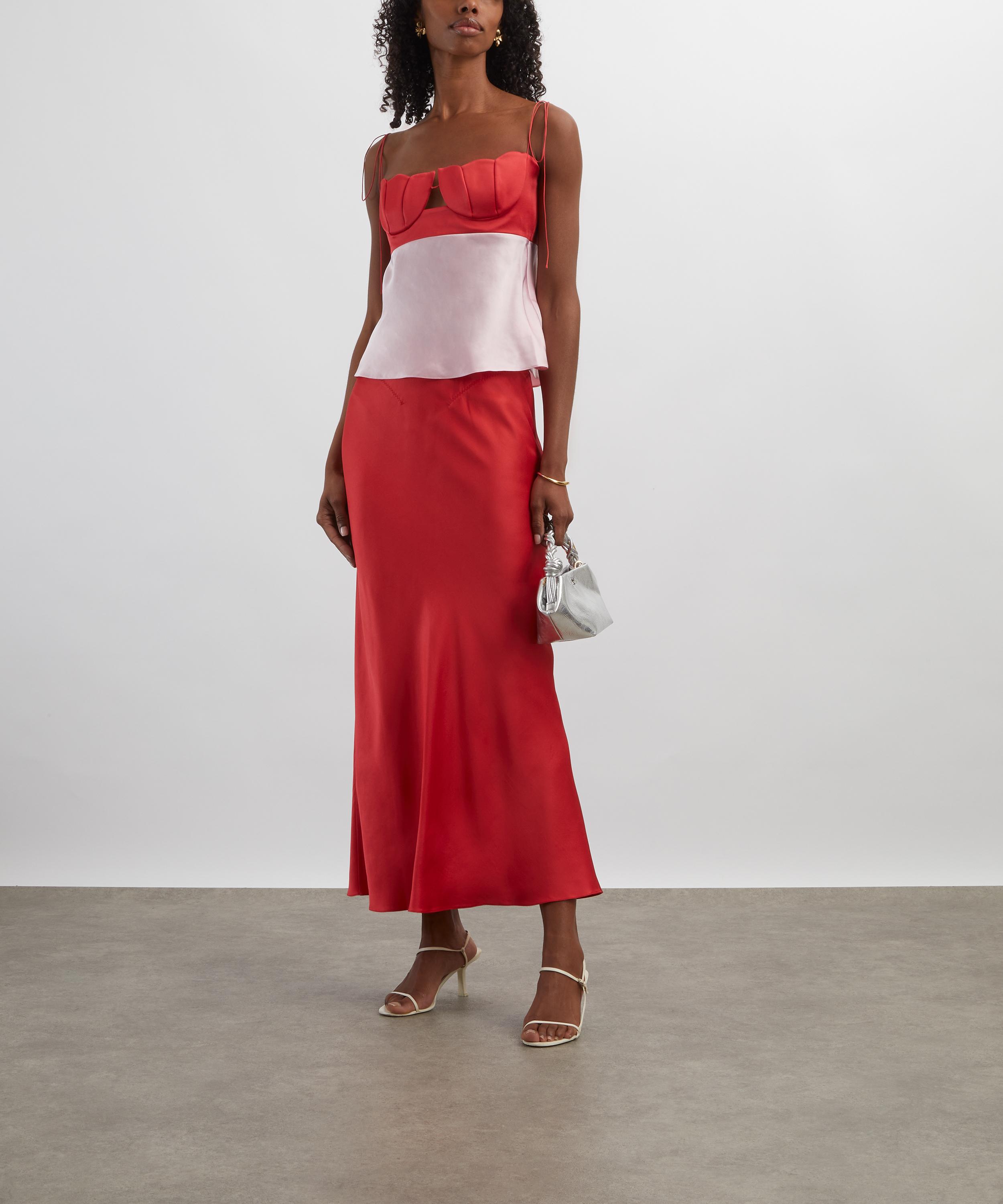 Anna October - Red Champaca Midi Skirt image number 1
