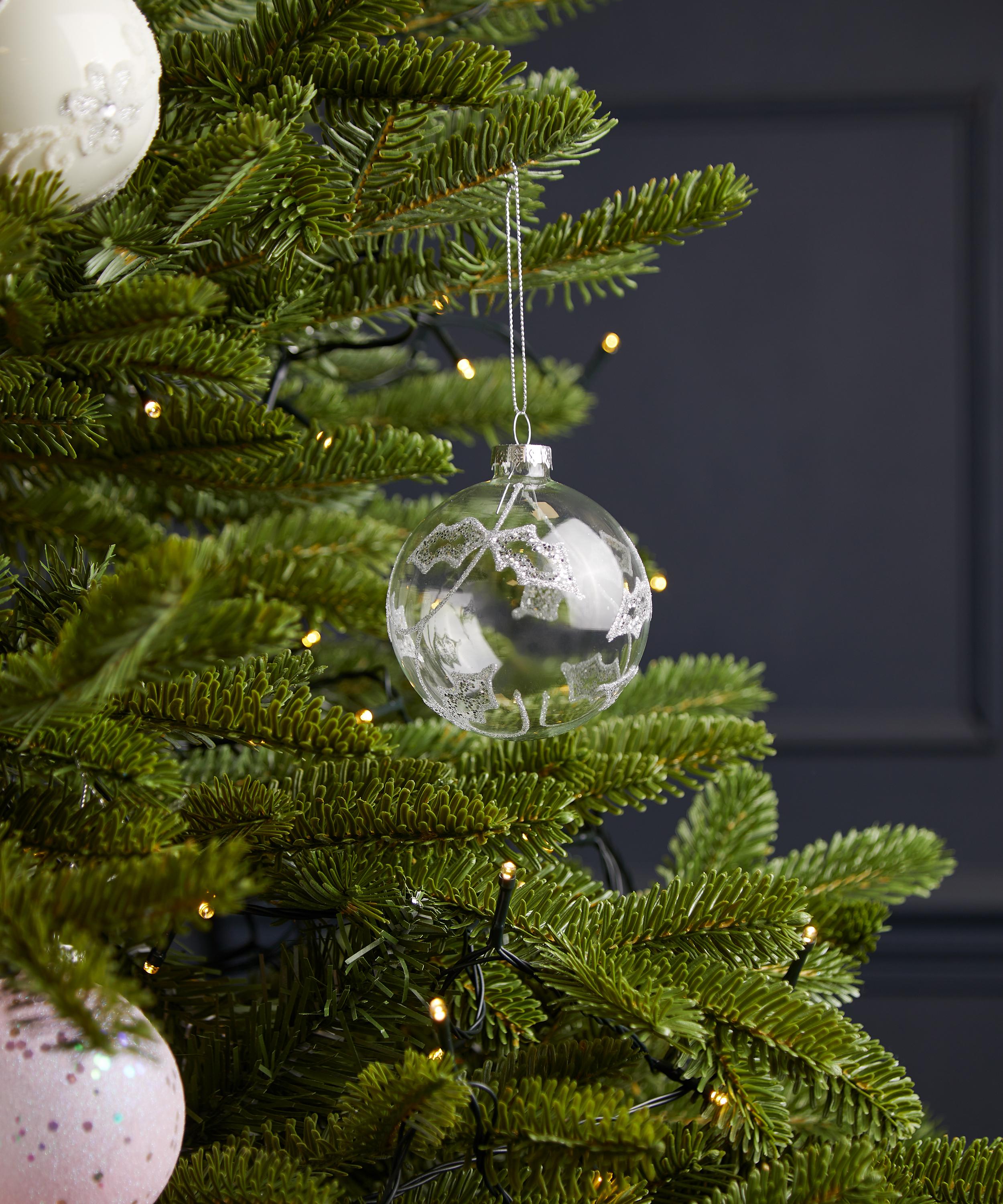 Christmas - Glitter Holly Bauble image number 1