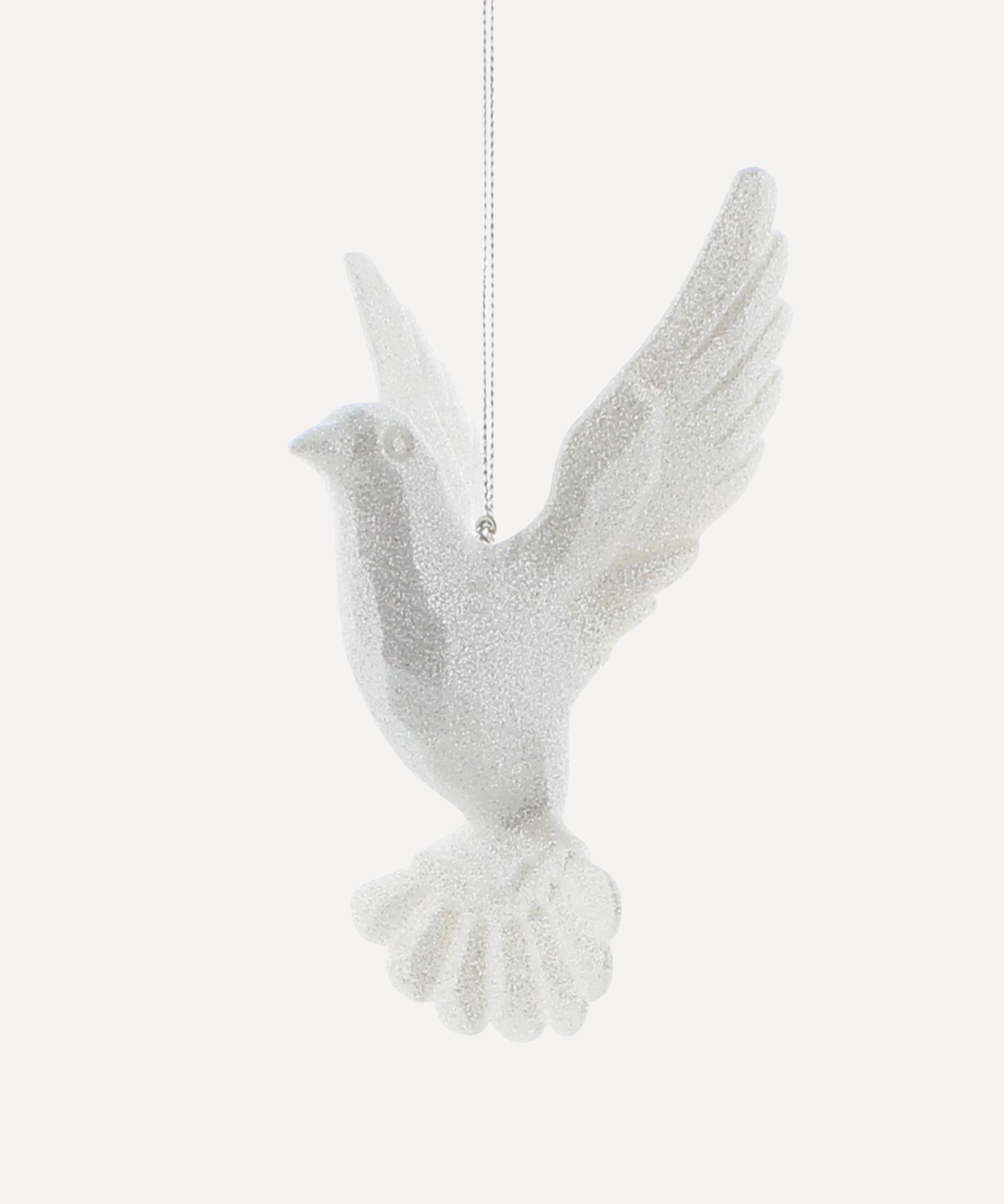 Christmas - Glitter Dove Ornament image number 0