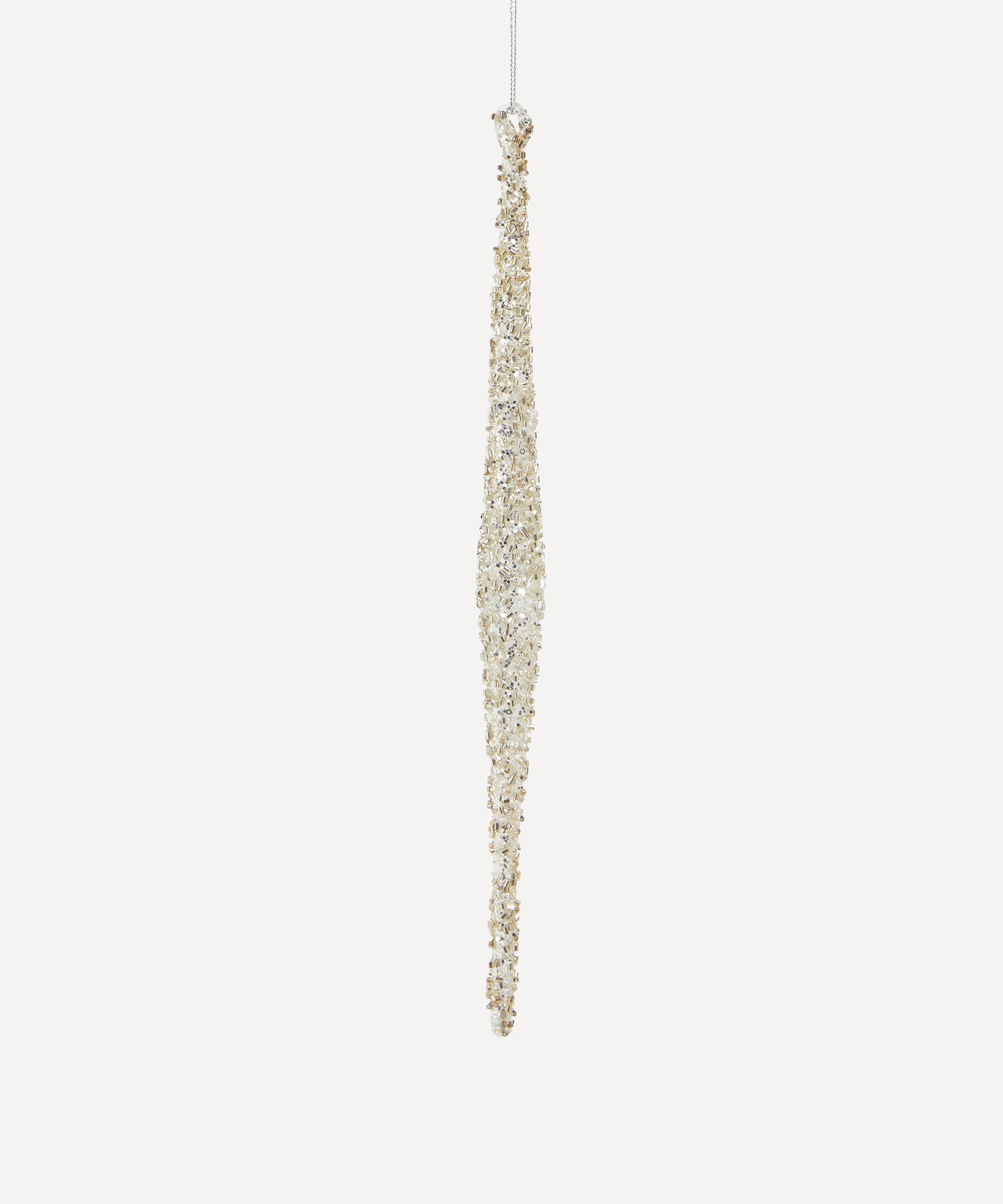 Christmas - Glass Icicle Ornament image number 0