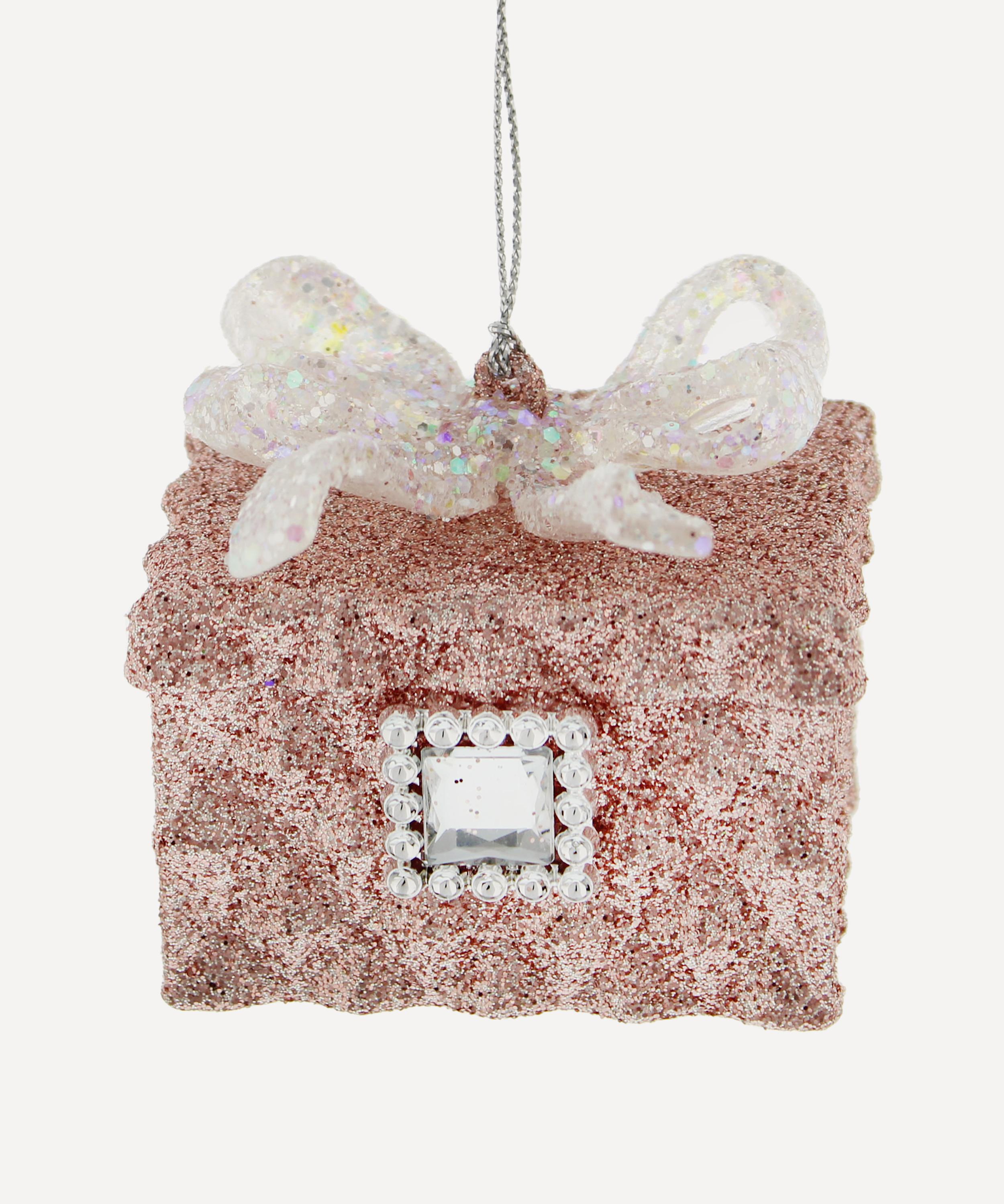 Christmas - Glitter Parcel Ornament image number 0