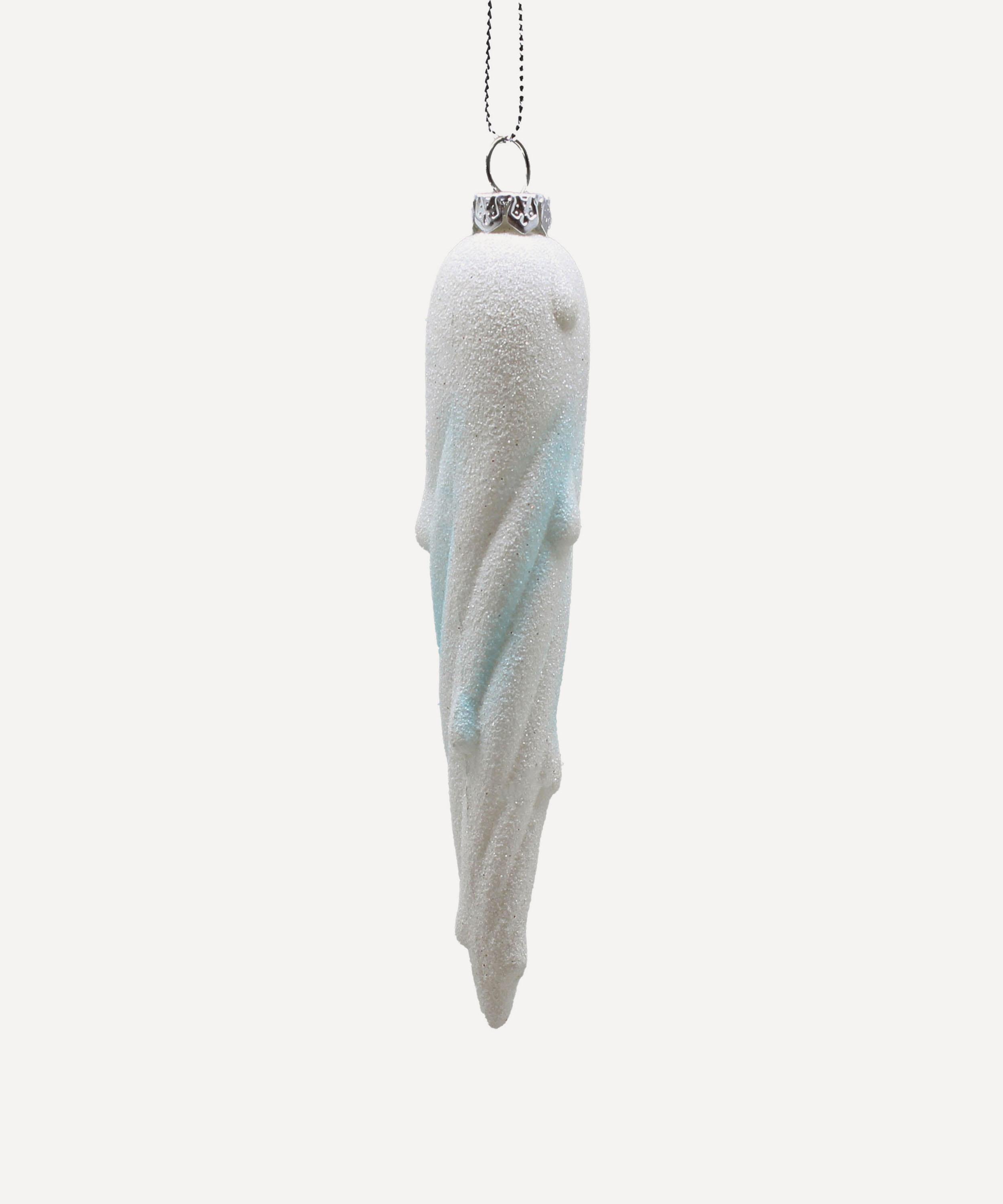 Christmas - Hanging Glitter Icicle Ornament image number 0
