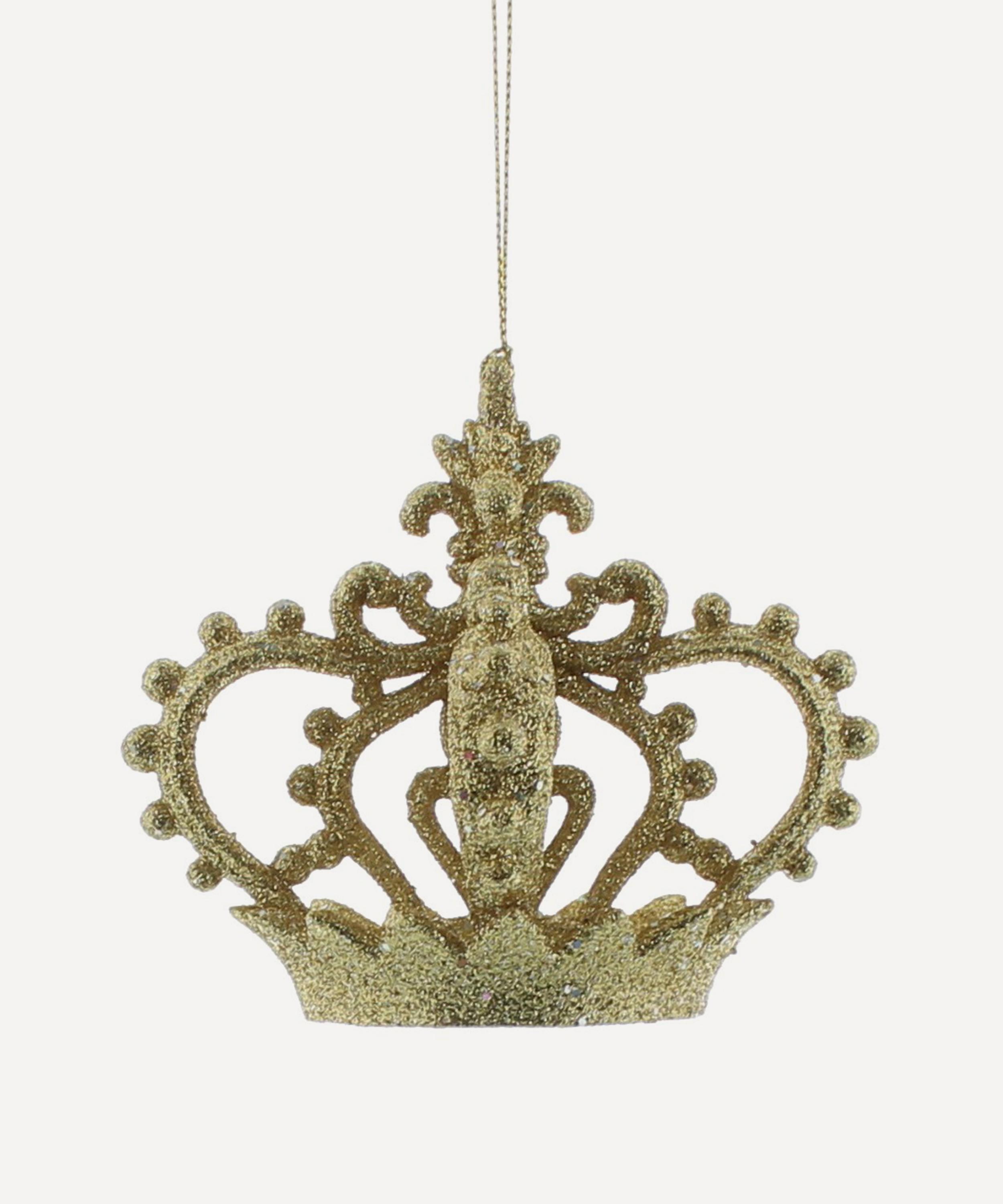 Christmas - Glitter Crown Ornament