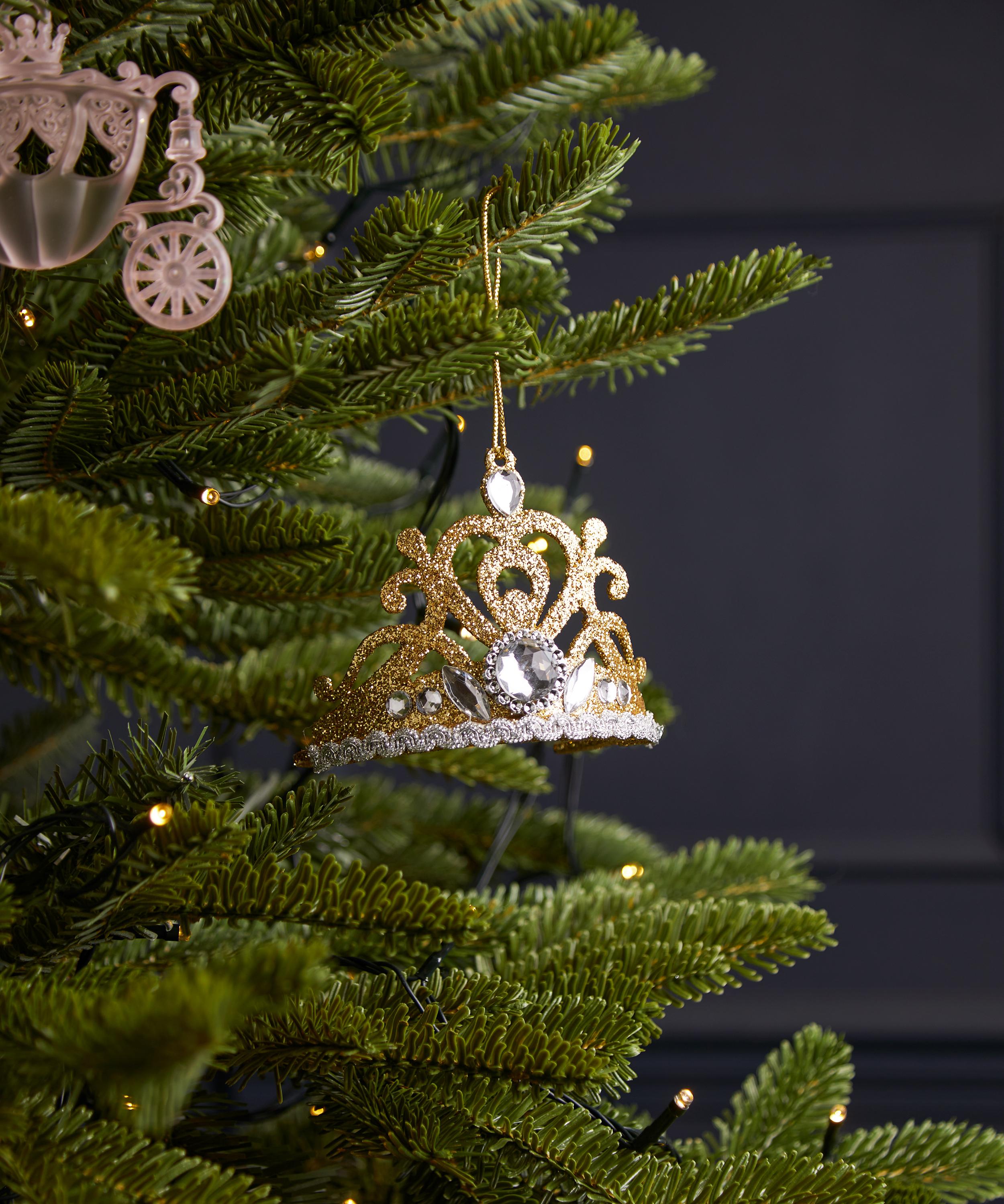 Christmas - Glitter Crown Ornament image number 1