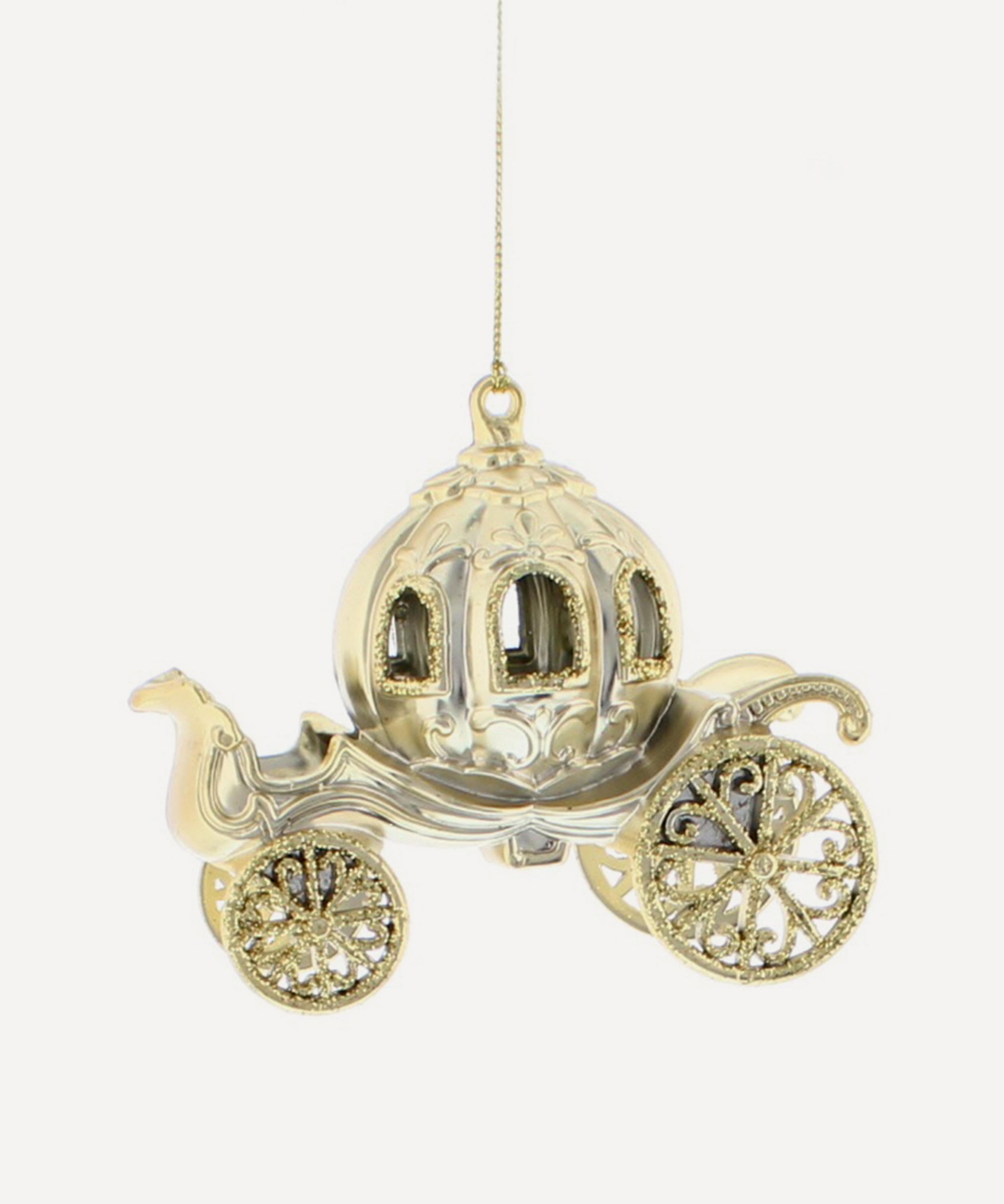 Christmas - Glitter Carriage Ornament