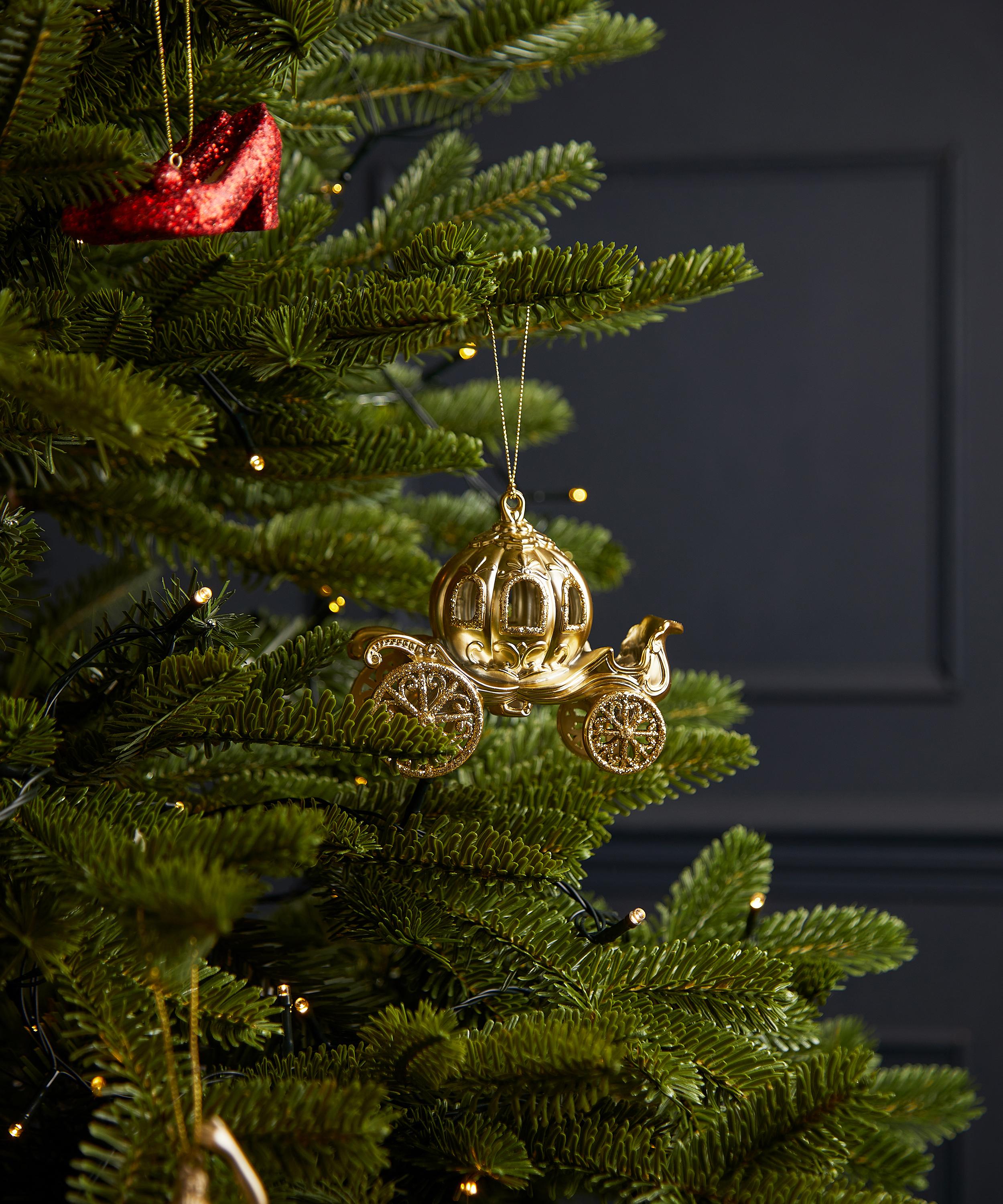 Christmas - Glitter Carriage Ornament image number 1