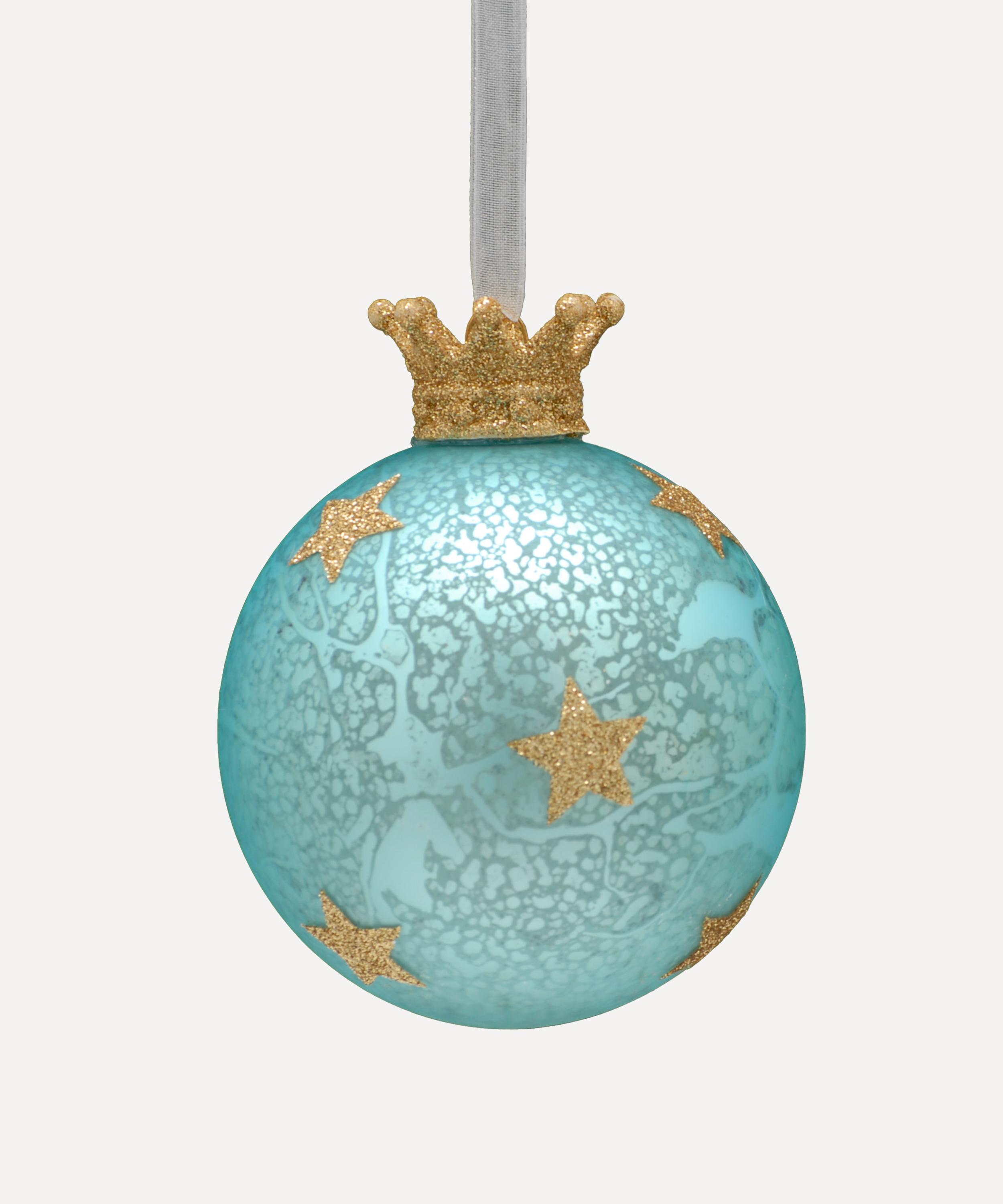 Christmas - Duck Egg Mercury Bauble