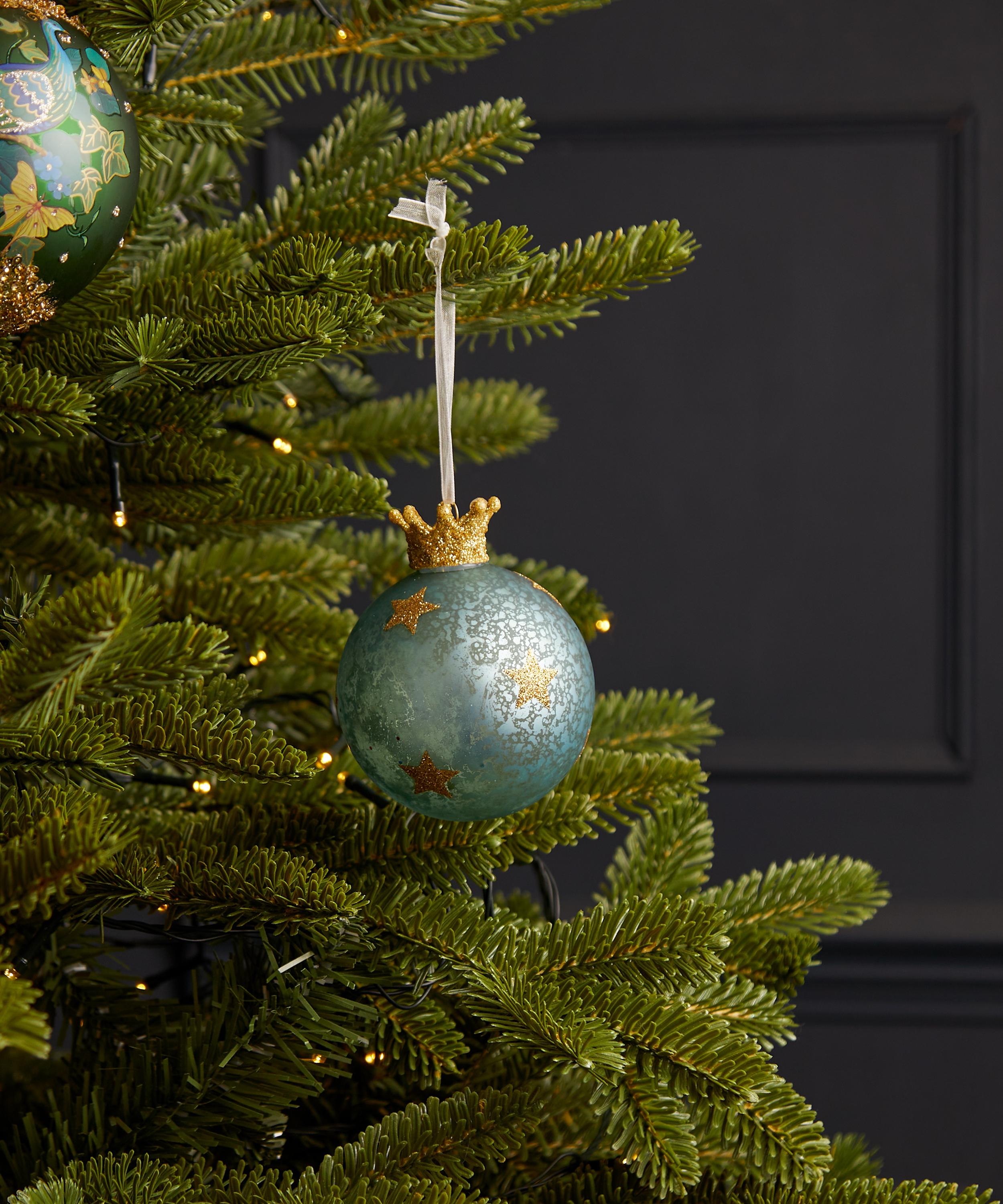 Christmas - Duck Egg Mercury Bauble image number 1