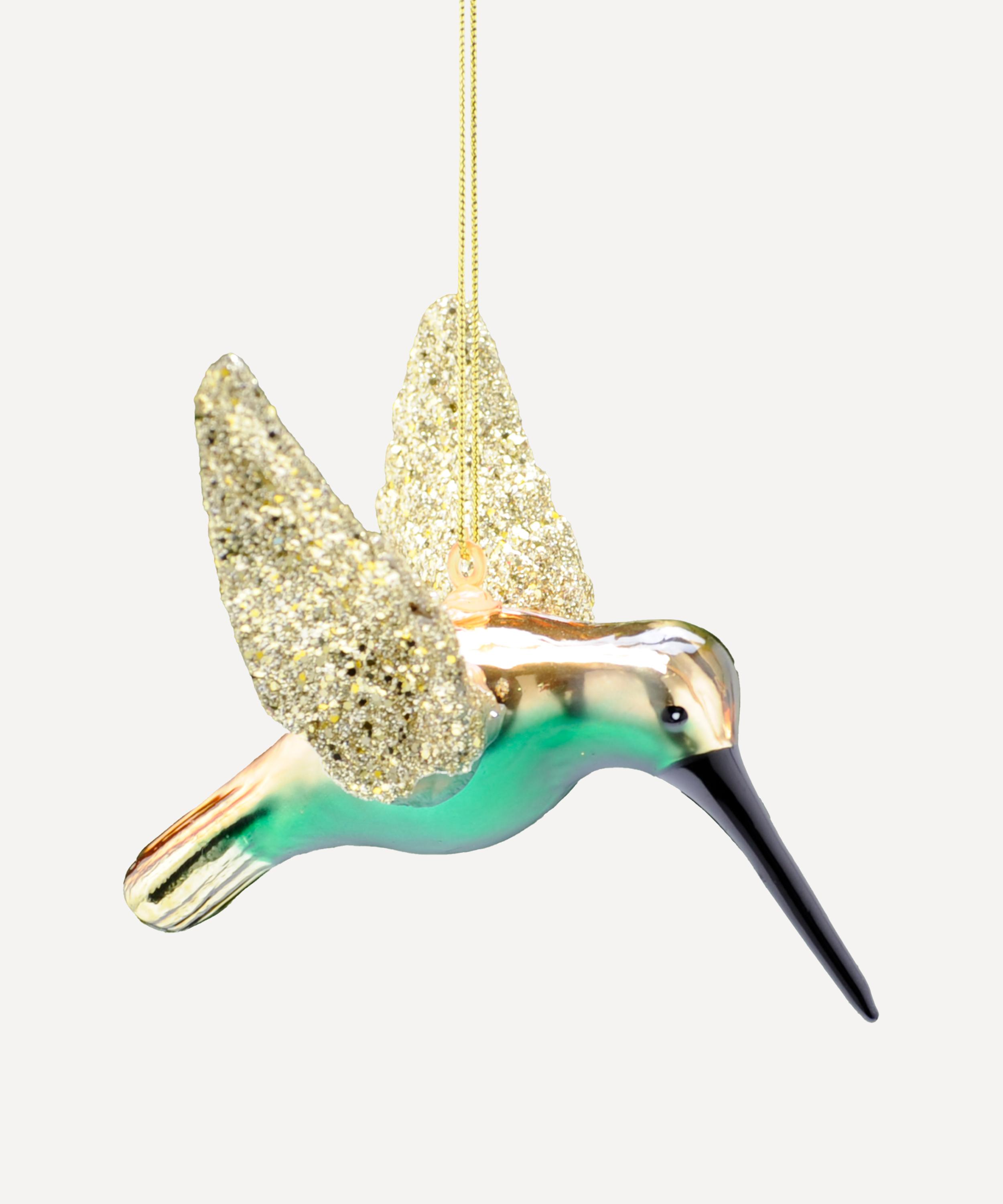 Christmas - Glitter Hummingbird Ornament image number 0