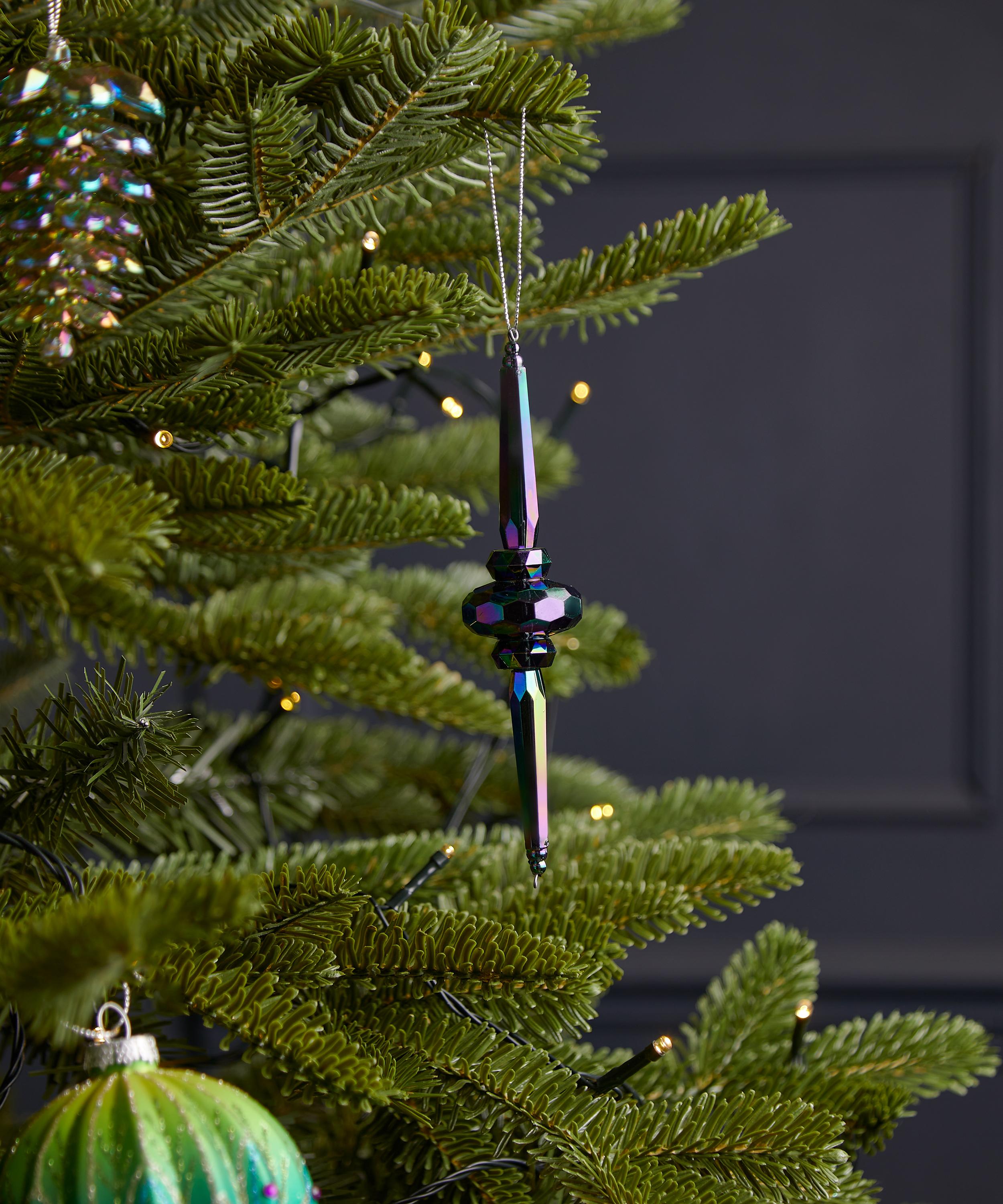 Christmas - Hanging Beaded Icicle Ornament image number 1