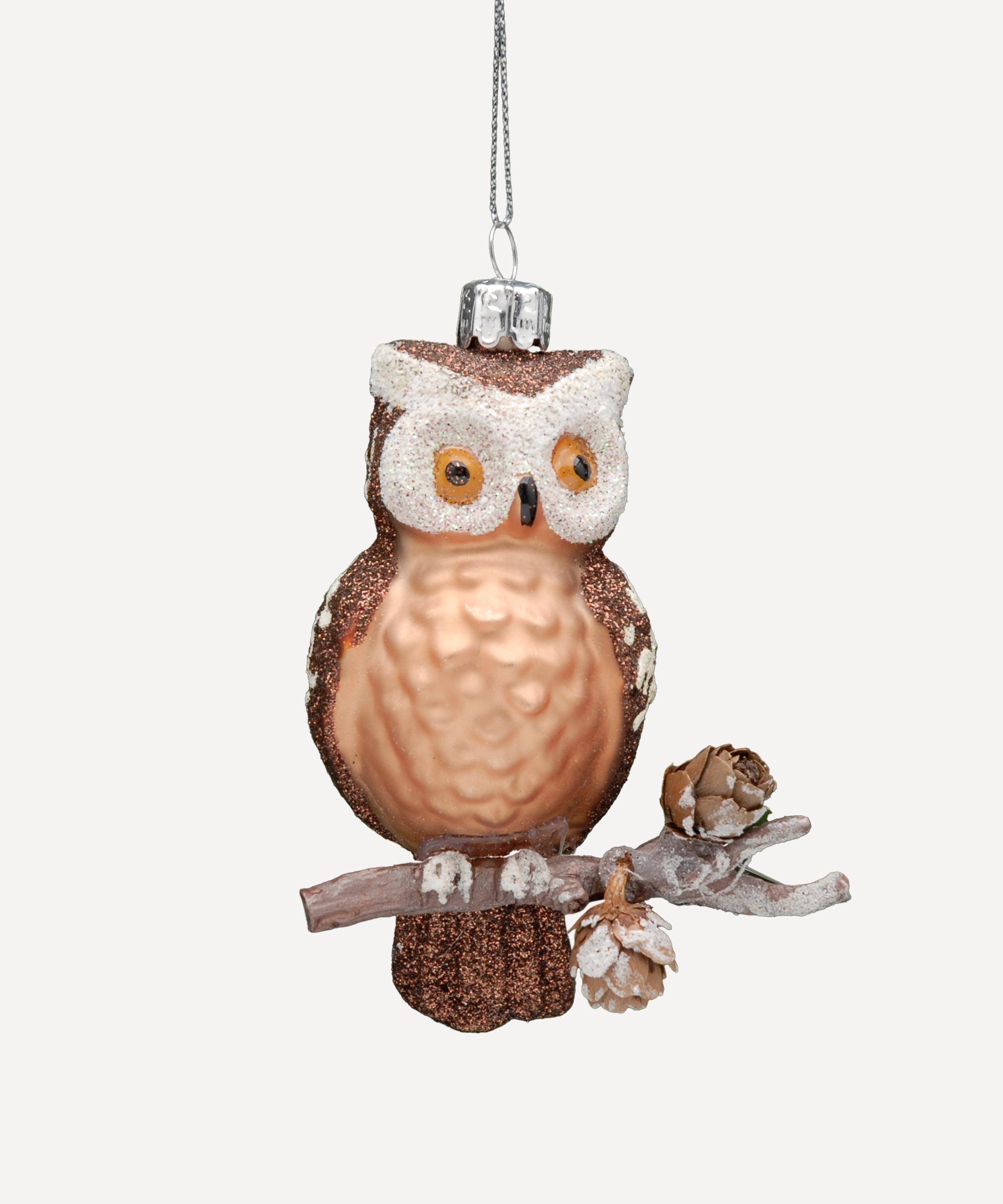 Christmas - Owl on Branch Ornament image number 0