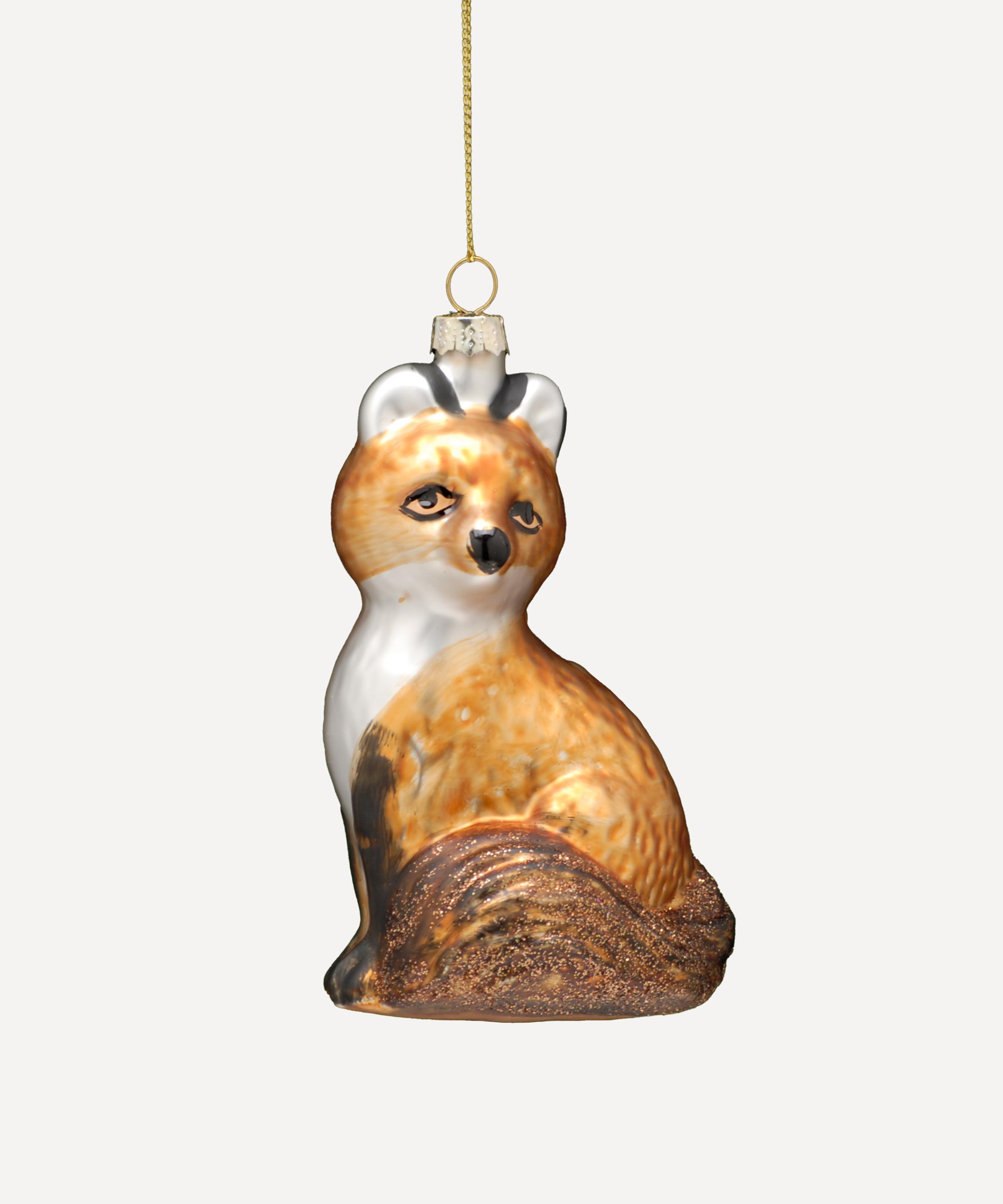 Christmas - Golden Fox Ornament image number 0