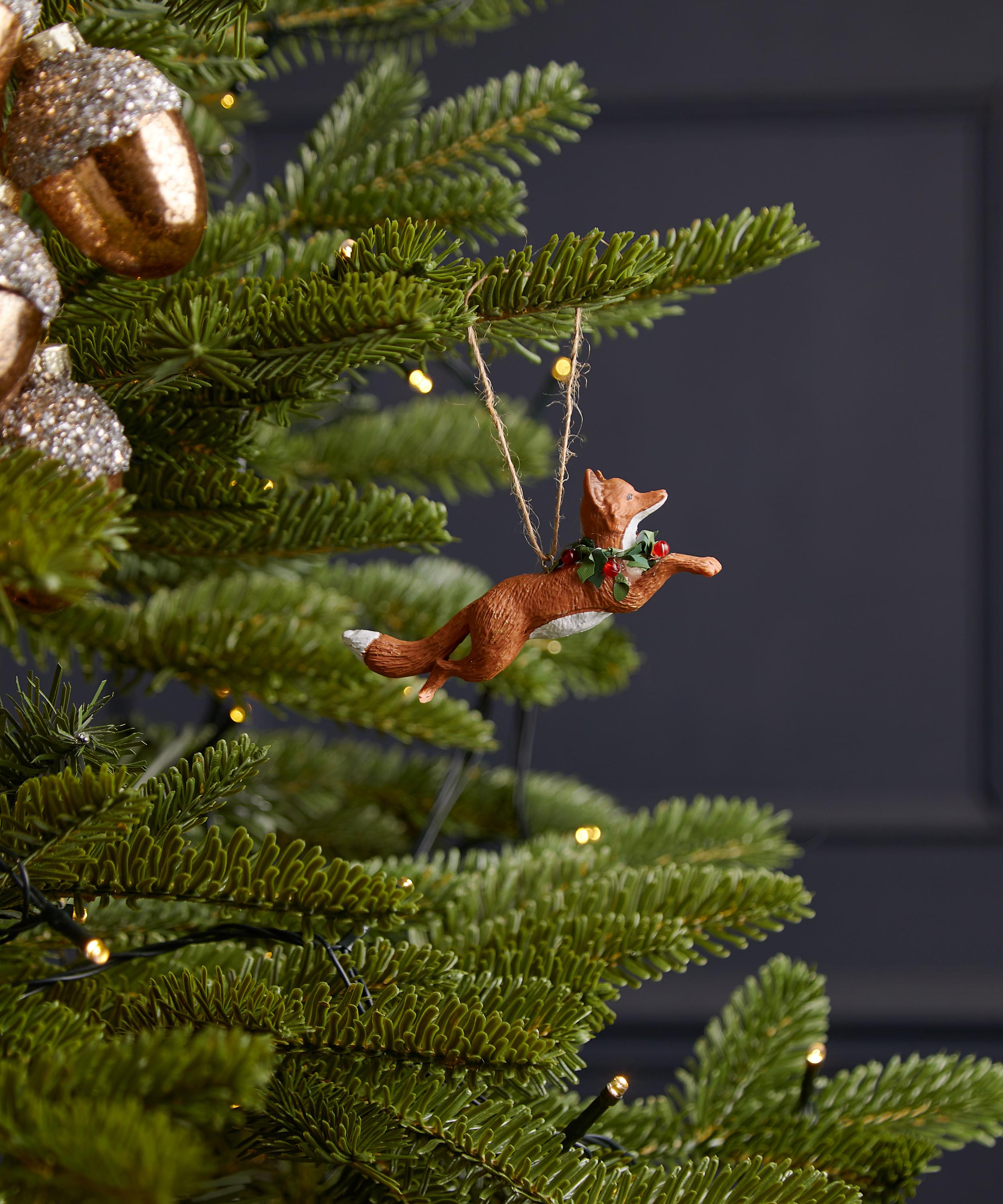 Christmas - Golden Fox Ornament image number 1