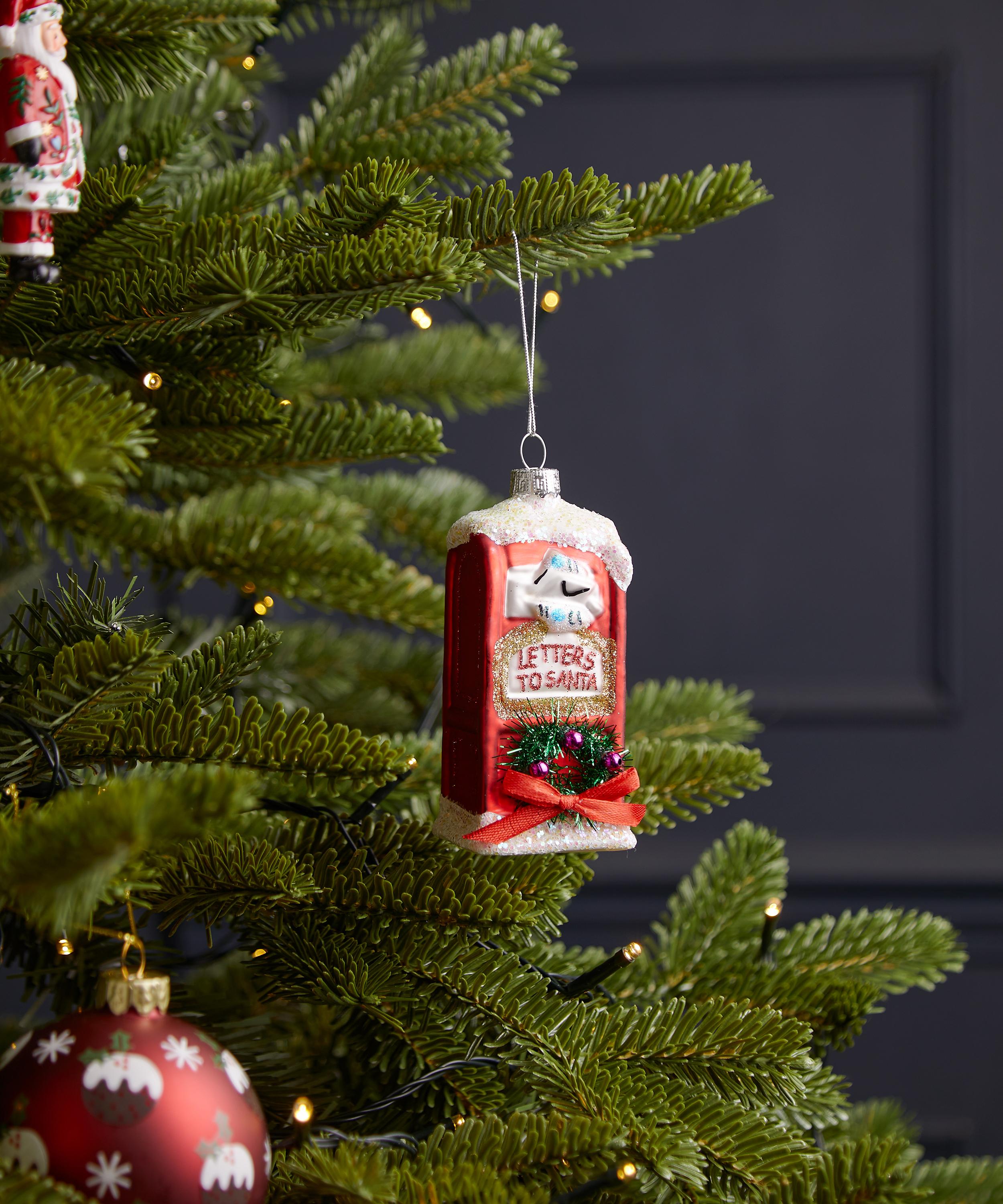 Christmas - Red Mail Box Ornament image number 1
