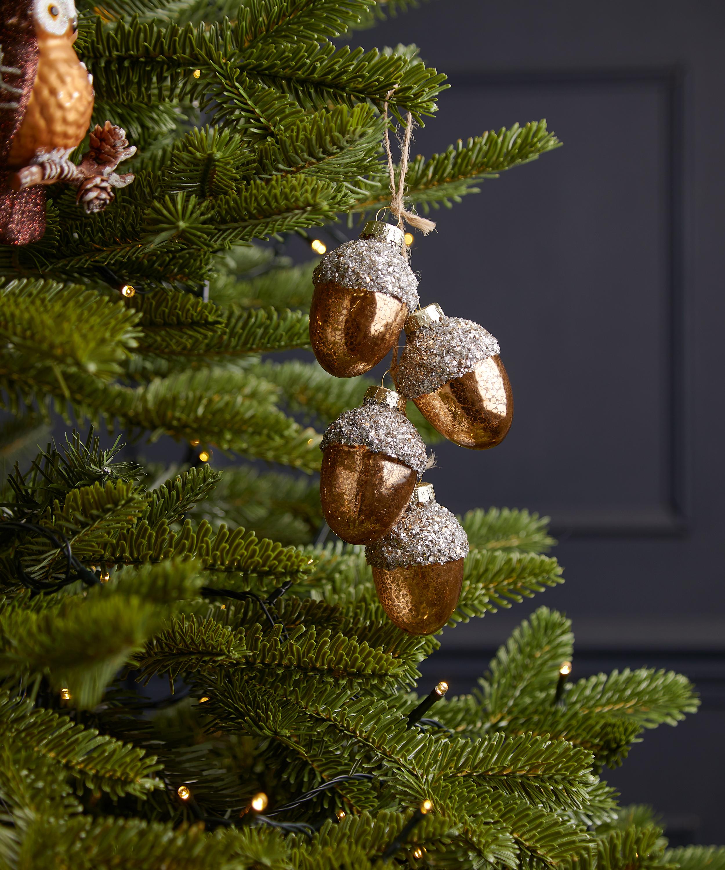Christmas - Copper Acorn Cluster Ornament image number 1