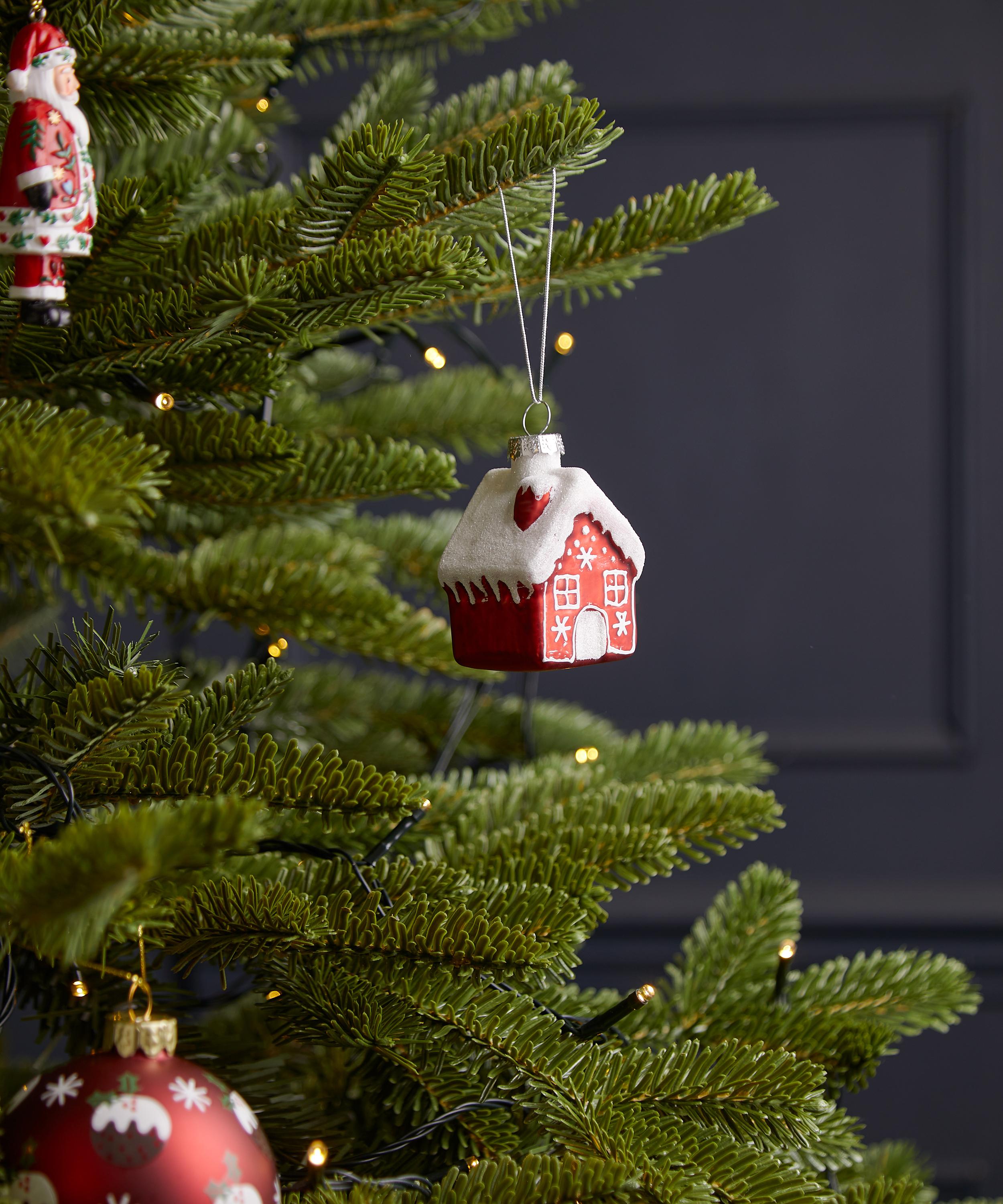 Christmas - Snow-Topped Christmas House Ornament image number 1