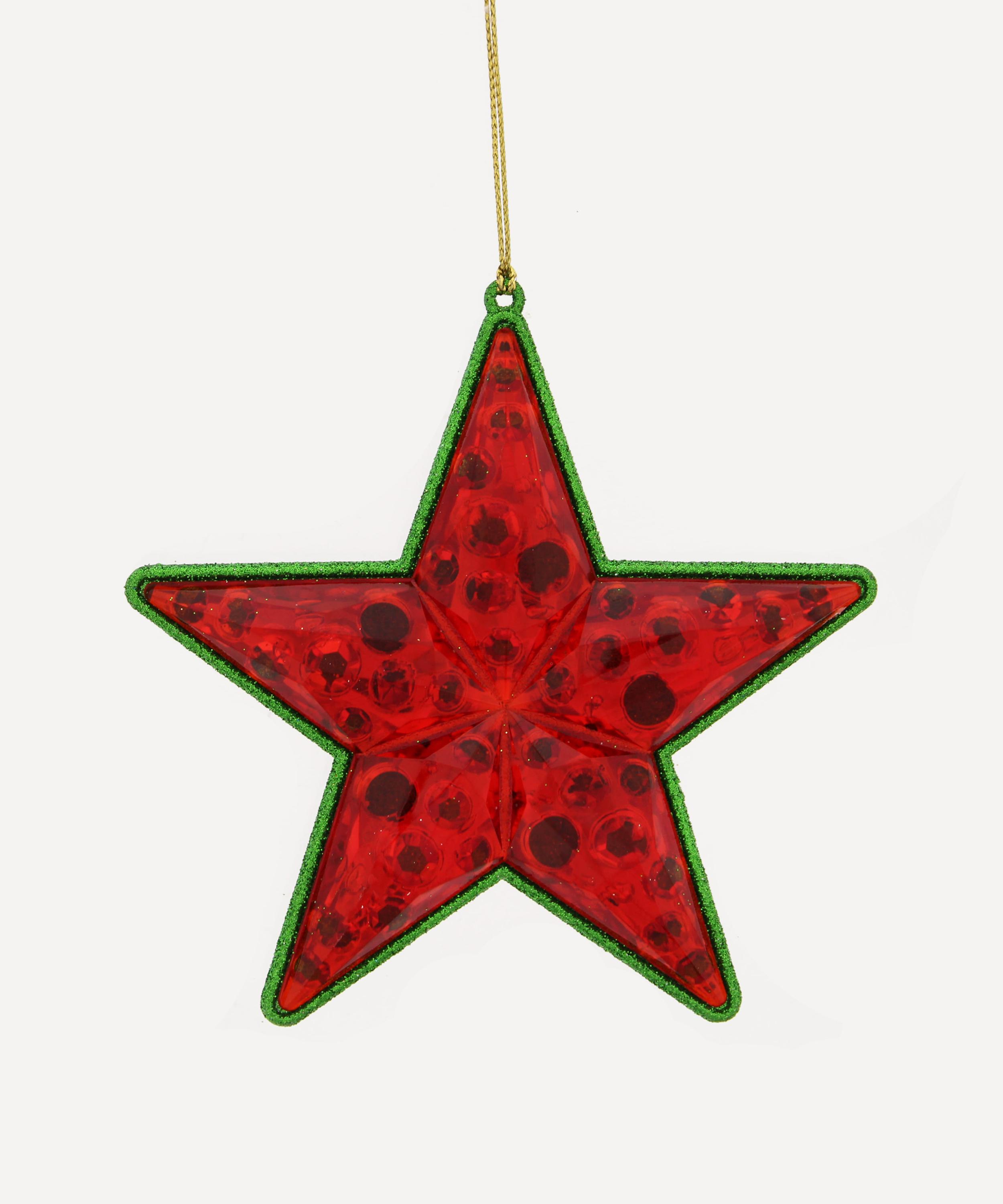 Christmas - Red Star Ornament image number 0