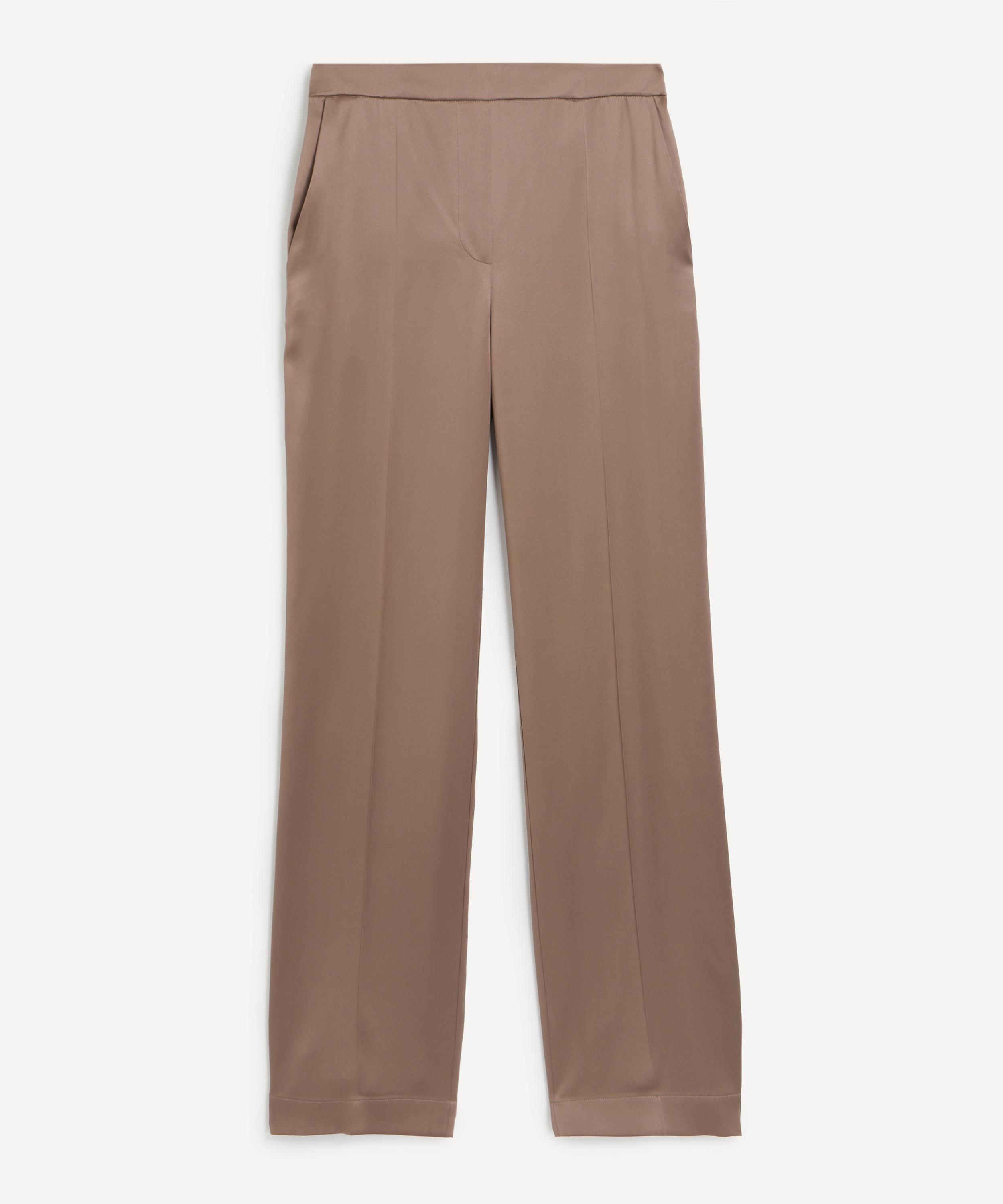 Joseph - Tova Silk-Satin Straight-Leg Trousers image number 0