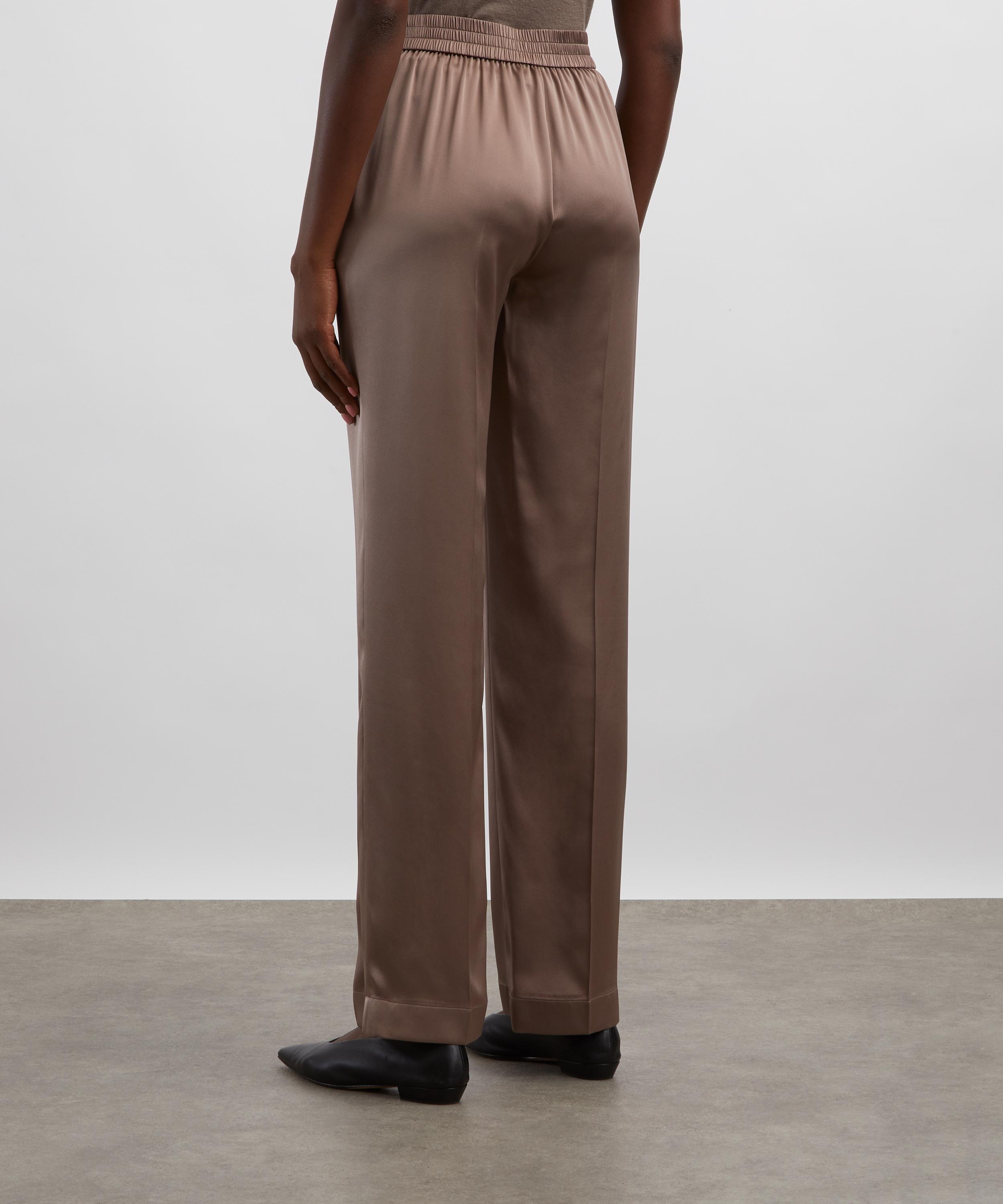 Joseph - Tova Silk-Satin Straight-Leg Trousers image number 3