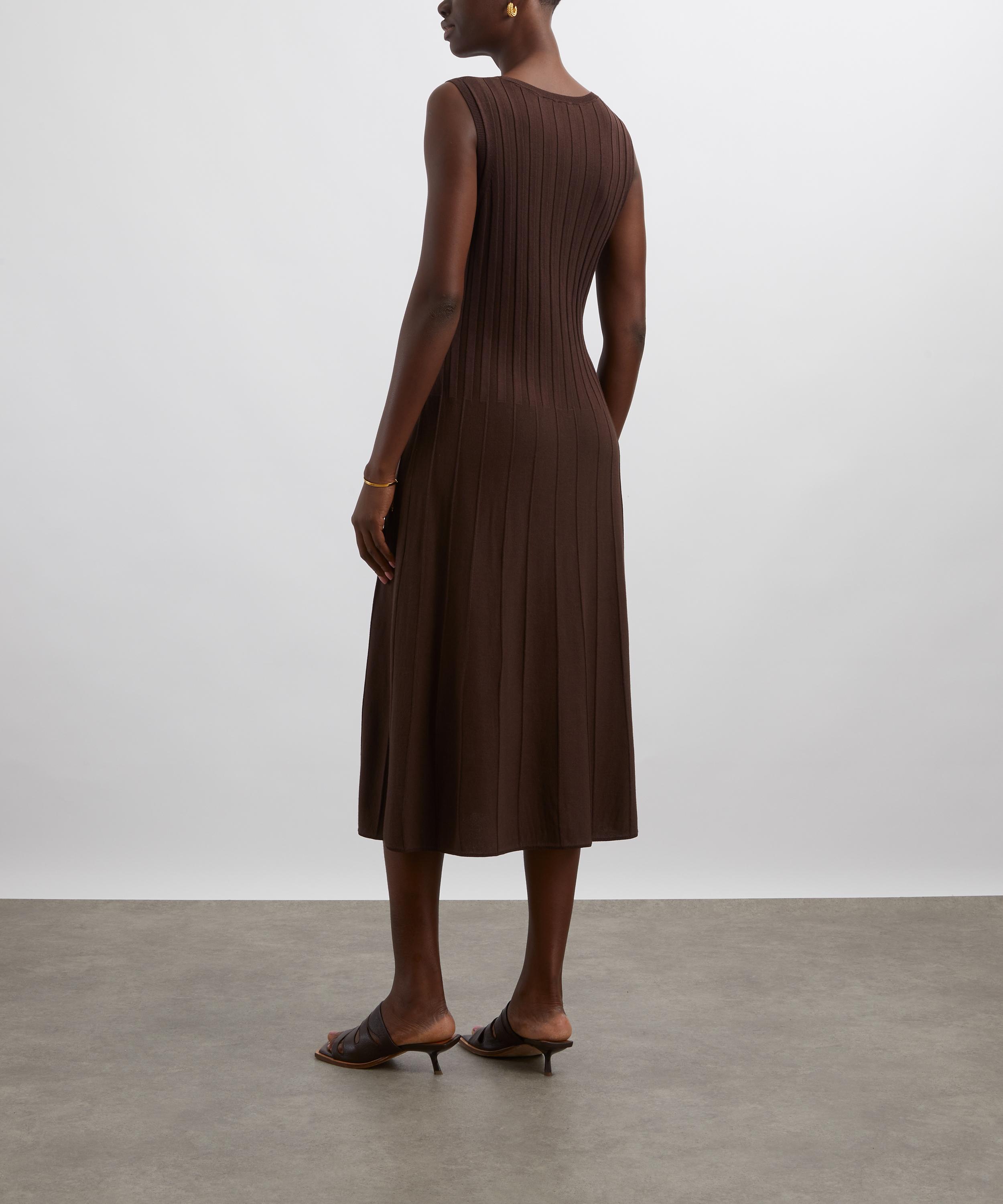 Joseph - Satiny Rib Knitted Dress image number 3