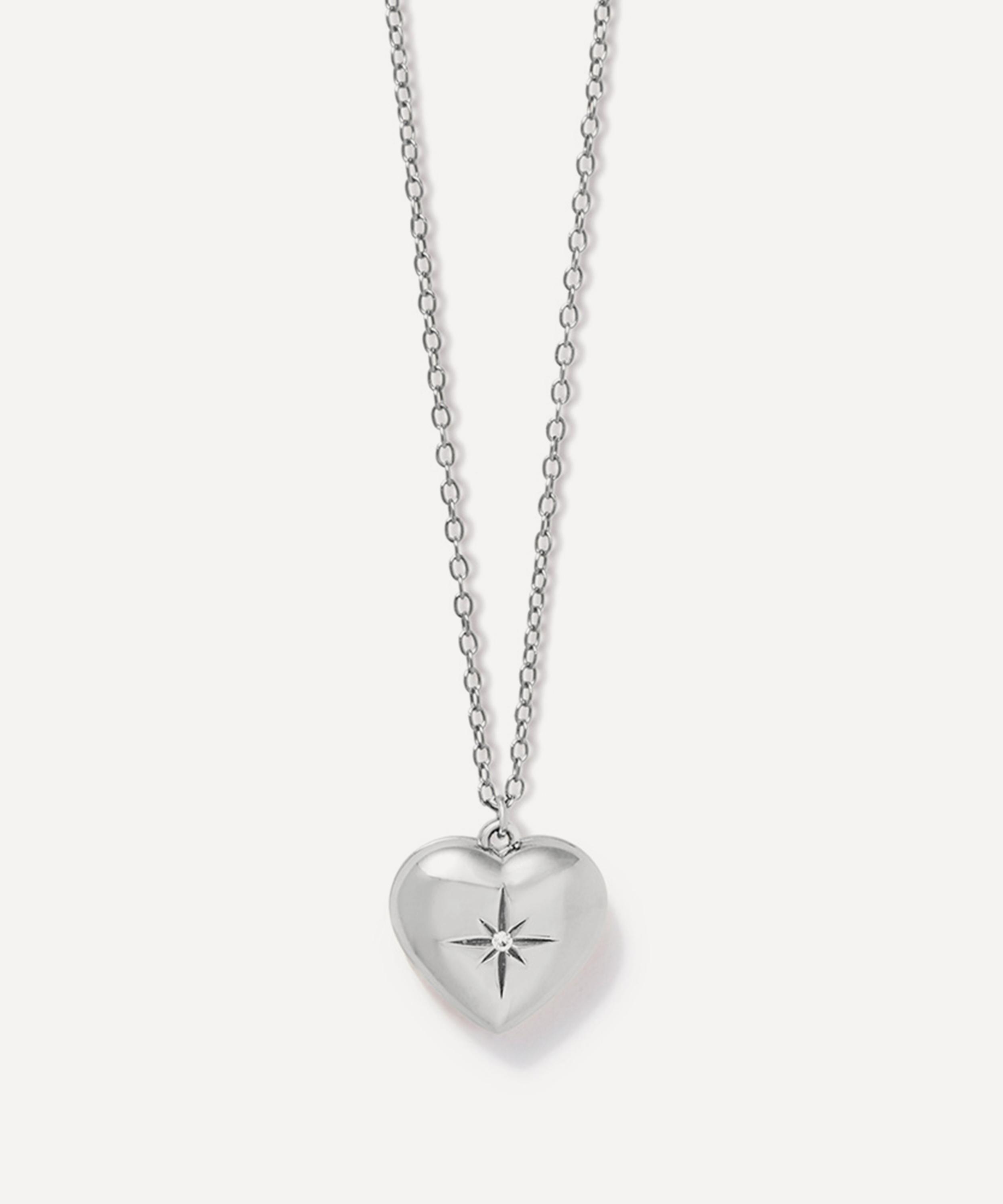Astley Clarke - Sterling Silver Mini Heart Locket Necklace