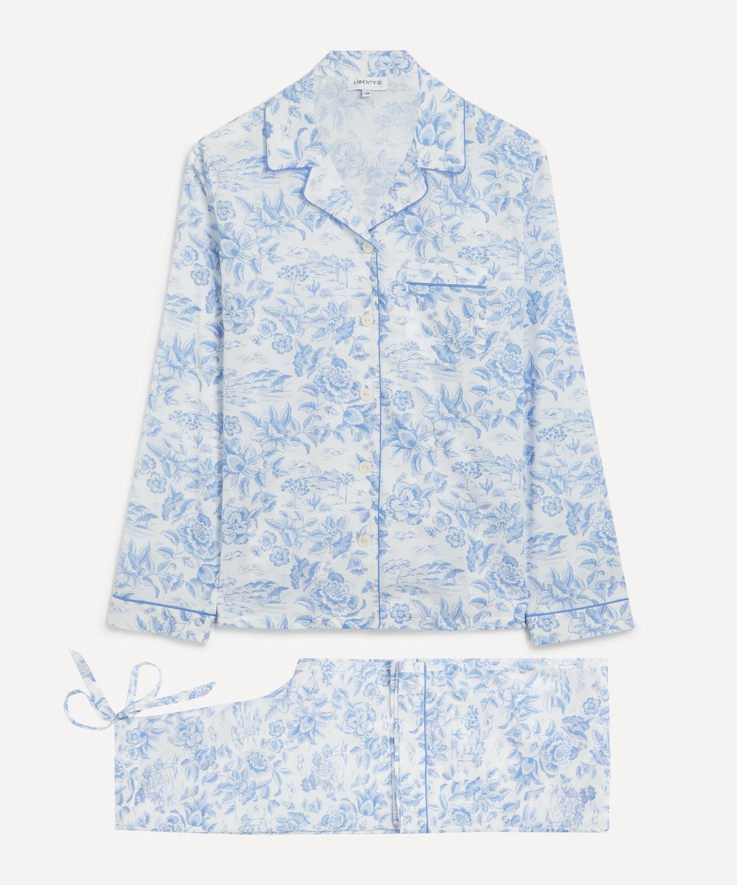 Liberty - Delf Lagoon Tana Lawn™ Cotton Pyjama Set image number 0
