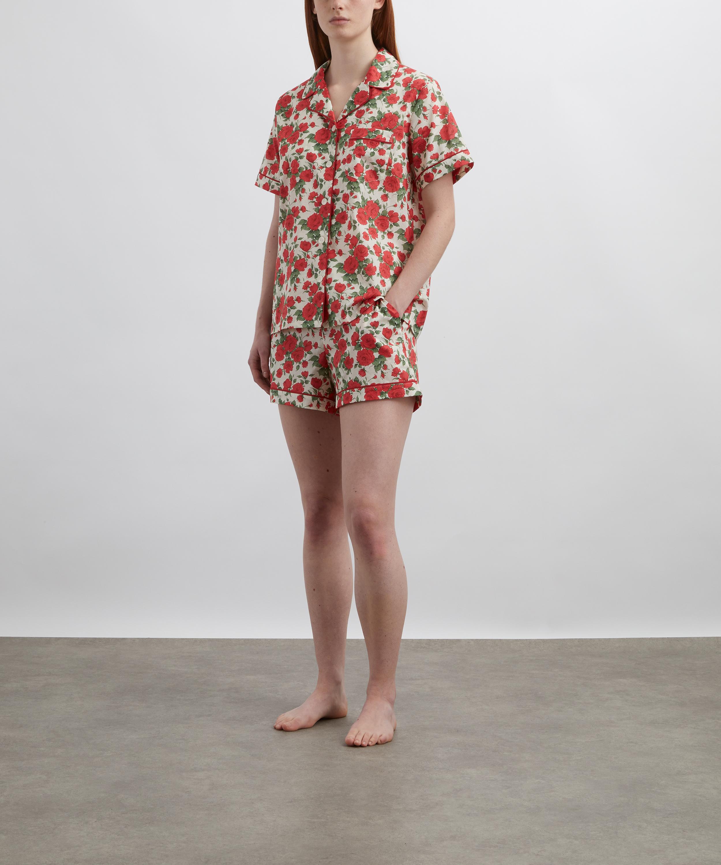 Liberty - Carline Rose Tana Lawn™ Cotton Short Pyjama Set image number 1