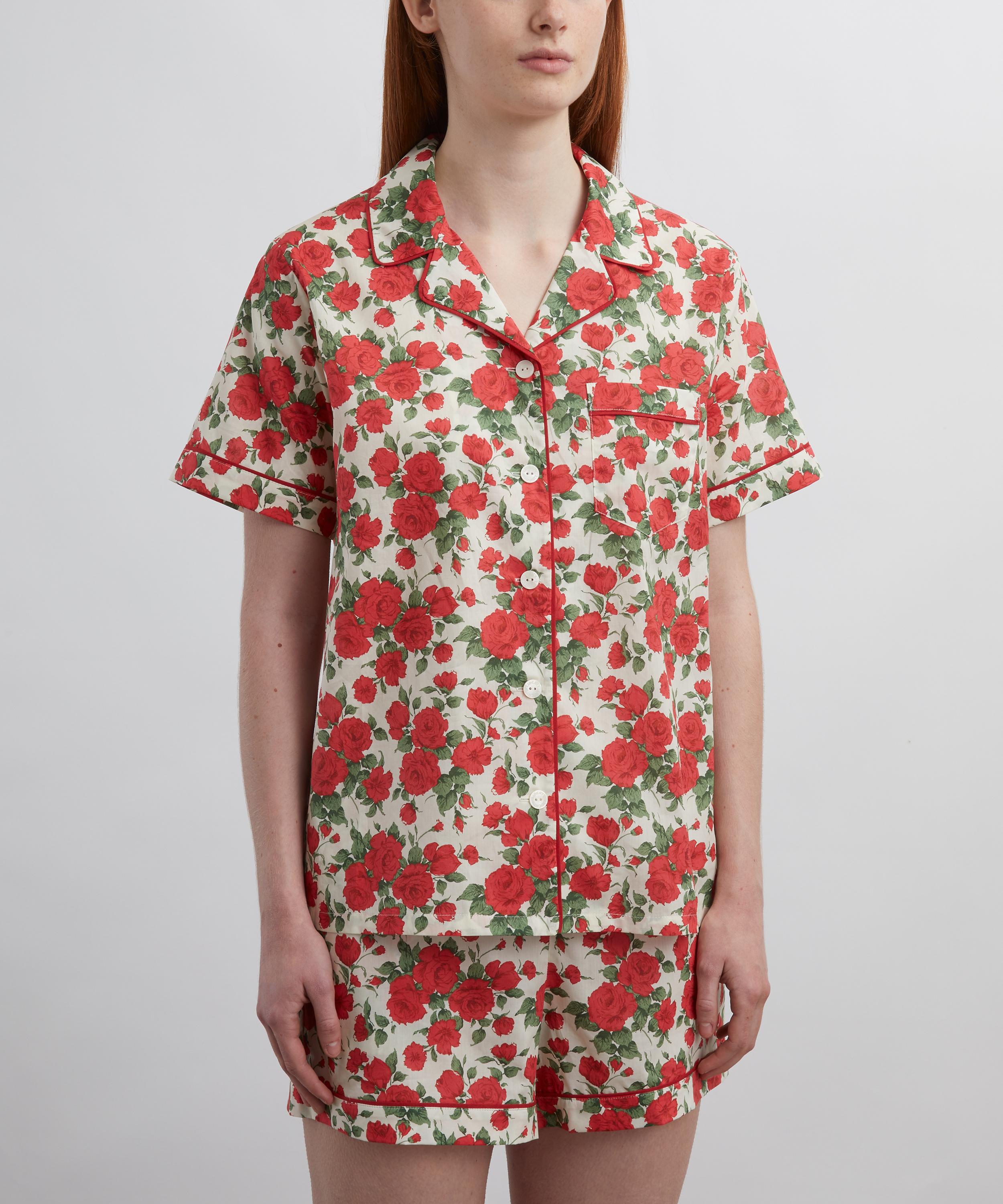 Liberty - Carline Rose Tana Lawn™ Cotton Short Pyjama Set image number 2