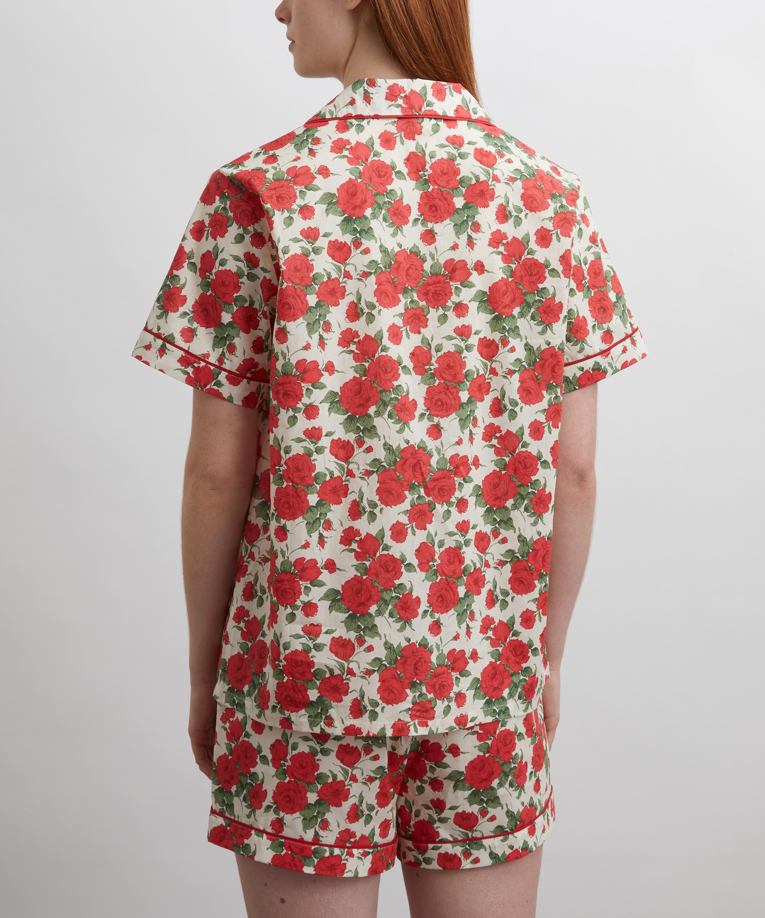 Liberty - Carline Rose Tana Lawn™ Cotton Short Pyjama Set image number 3