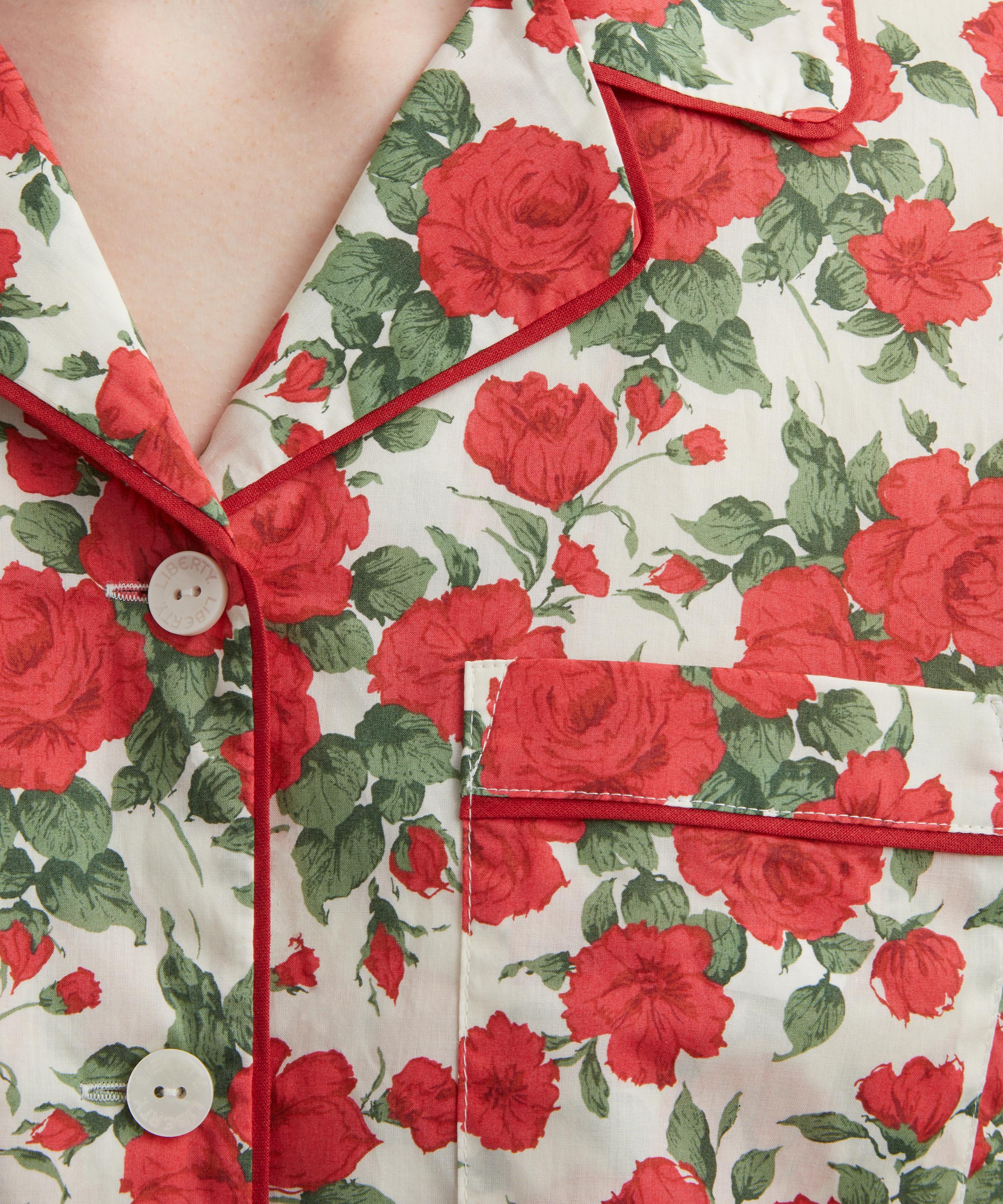 Liberty - Carline Rose Tana Lawn™ Cotton Short Pyjama Set image number 4