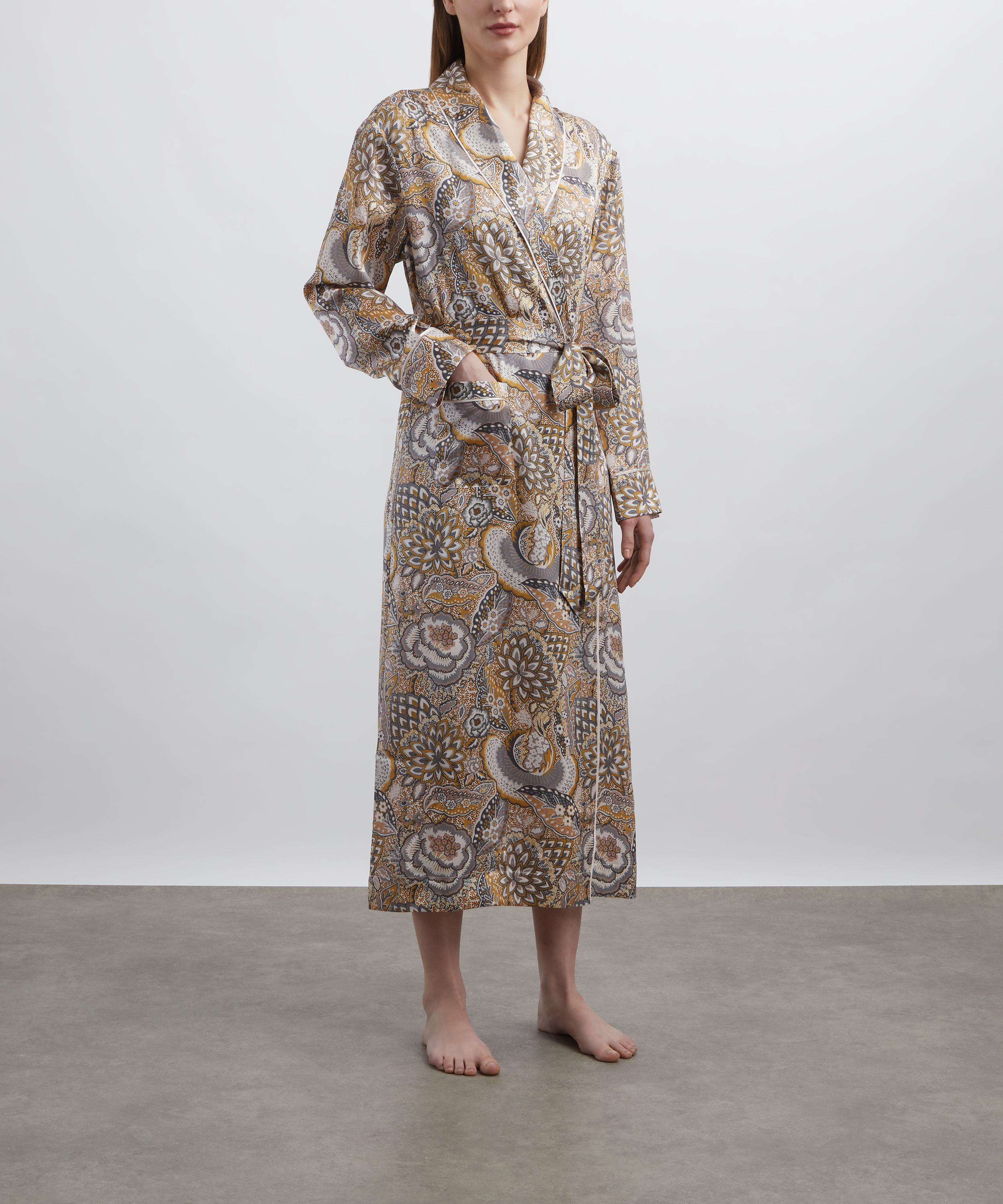 Liberty - Silk-Satin Robe in Patricia  image number 1