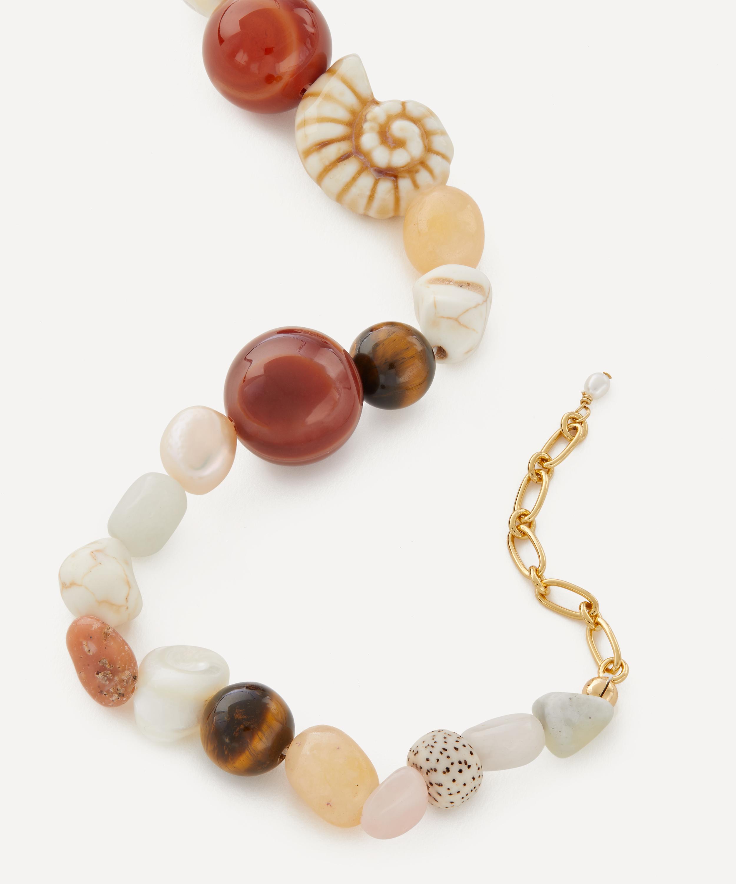 ANNI LU - 18ct Gold-Plated Seaside Bead Necklace image number 1