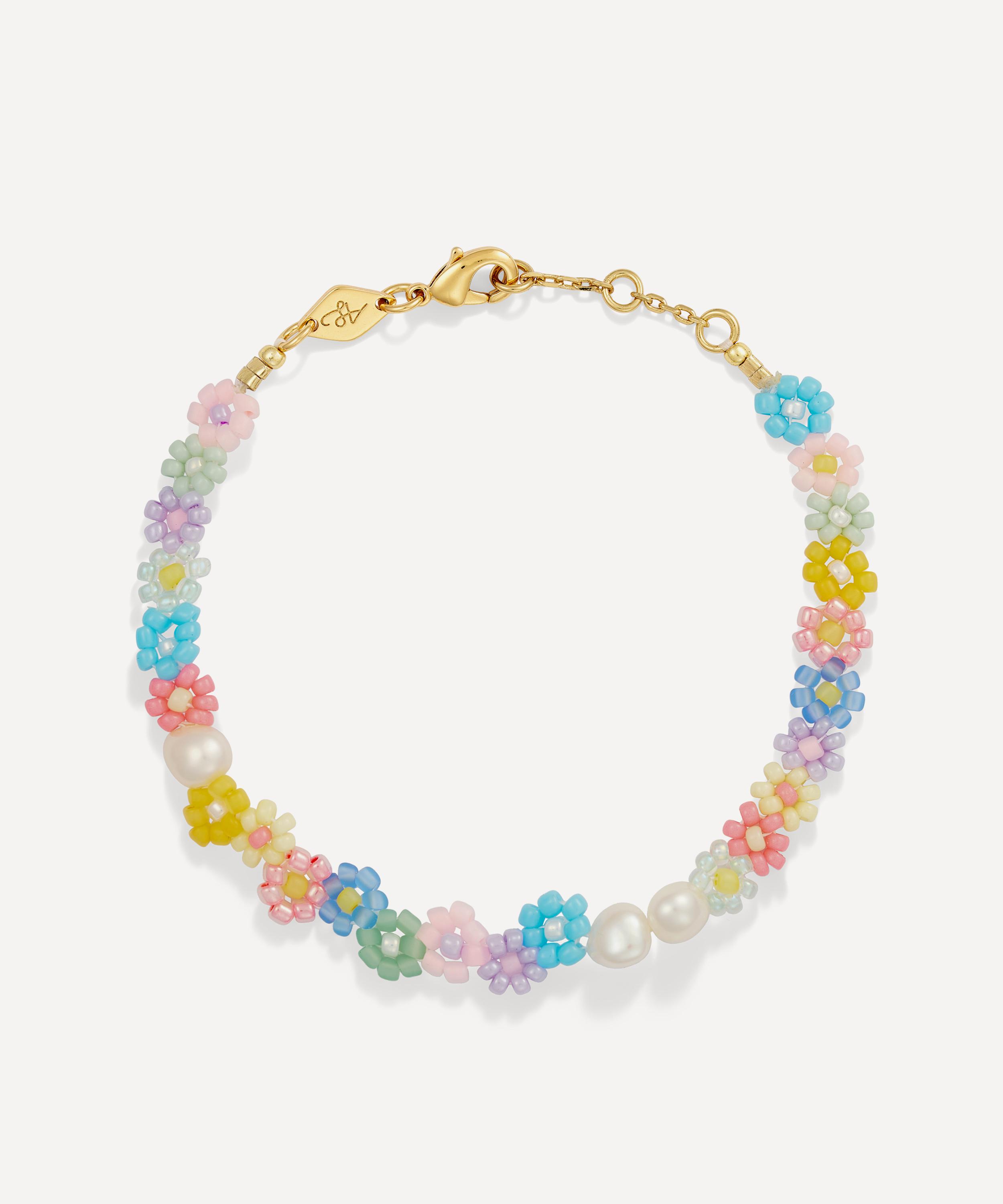 ANNI LU - 18ct Gold-Plated Fleur Bead Bracelet image number 