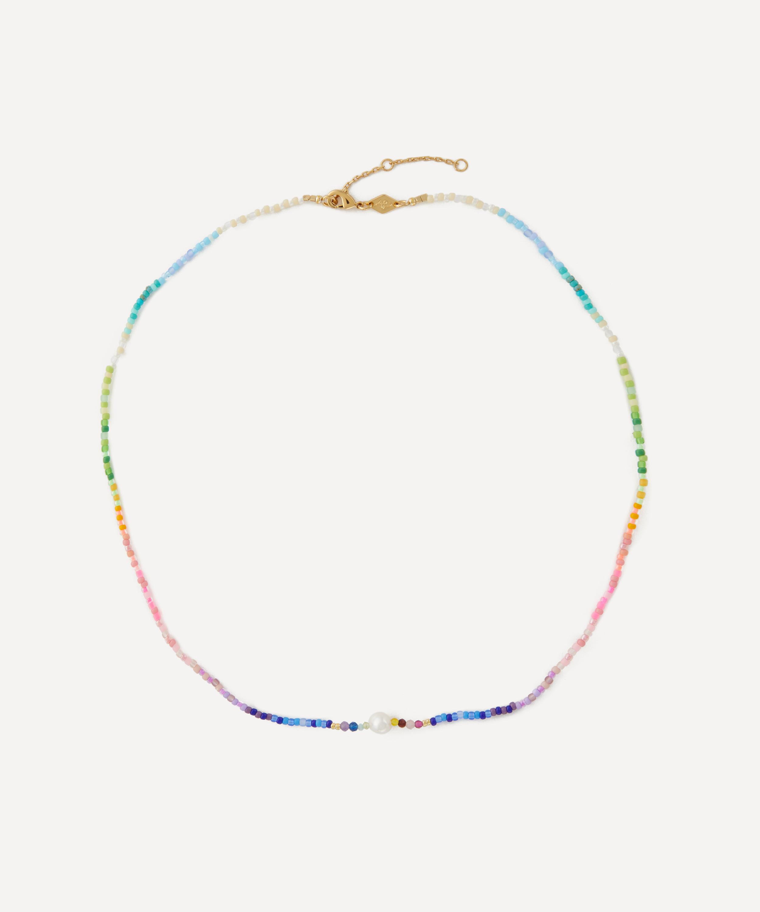 ANNI LU - 18ct Gold-Plated Capri Bead Necklace image number 0
