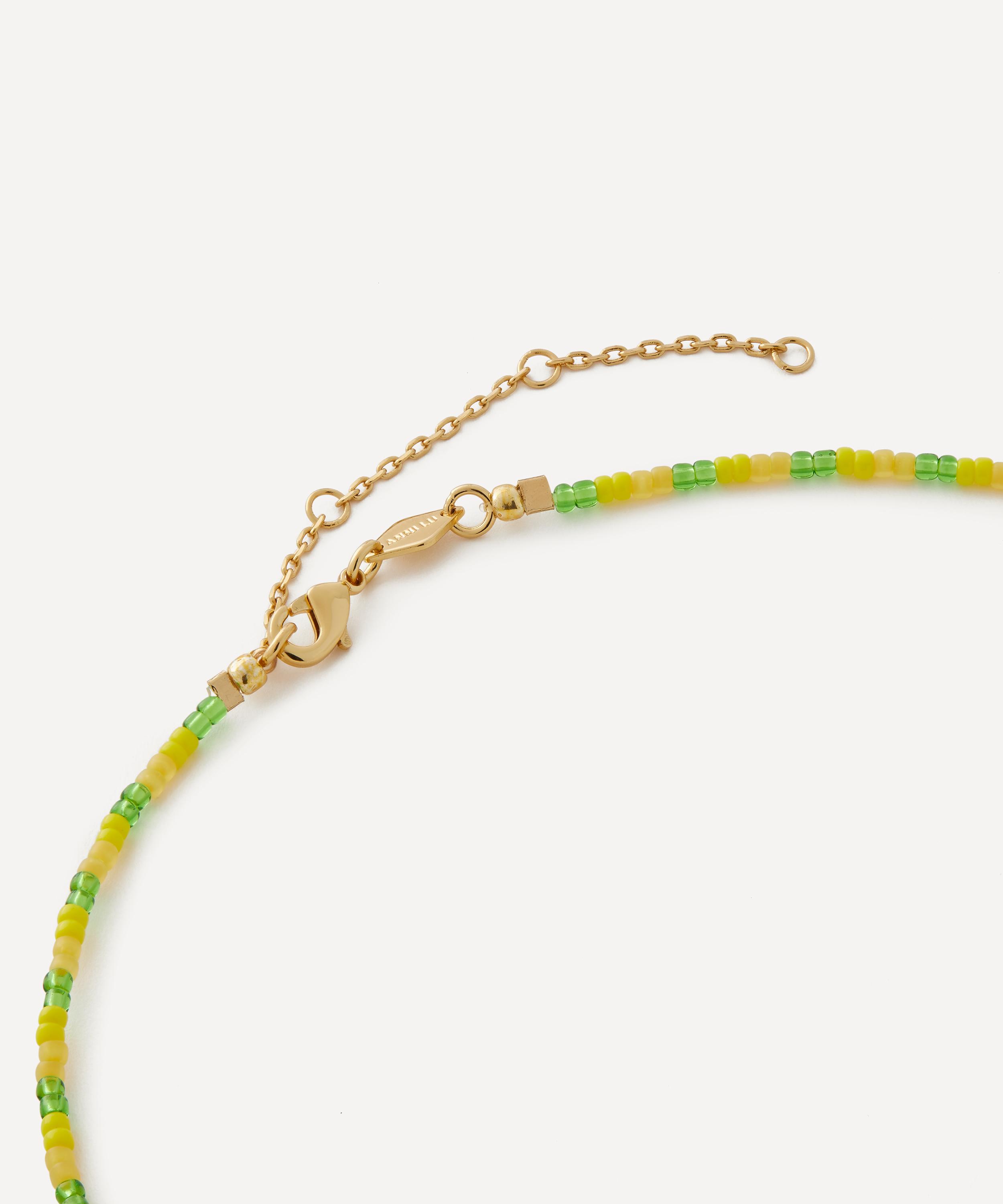 ANNI LU - 18ct Gold-Plated Sun Day Choker Bead Necklace image number 1
