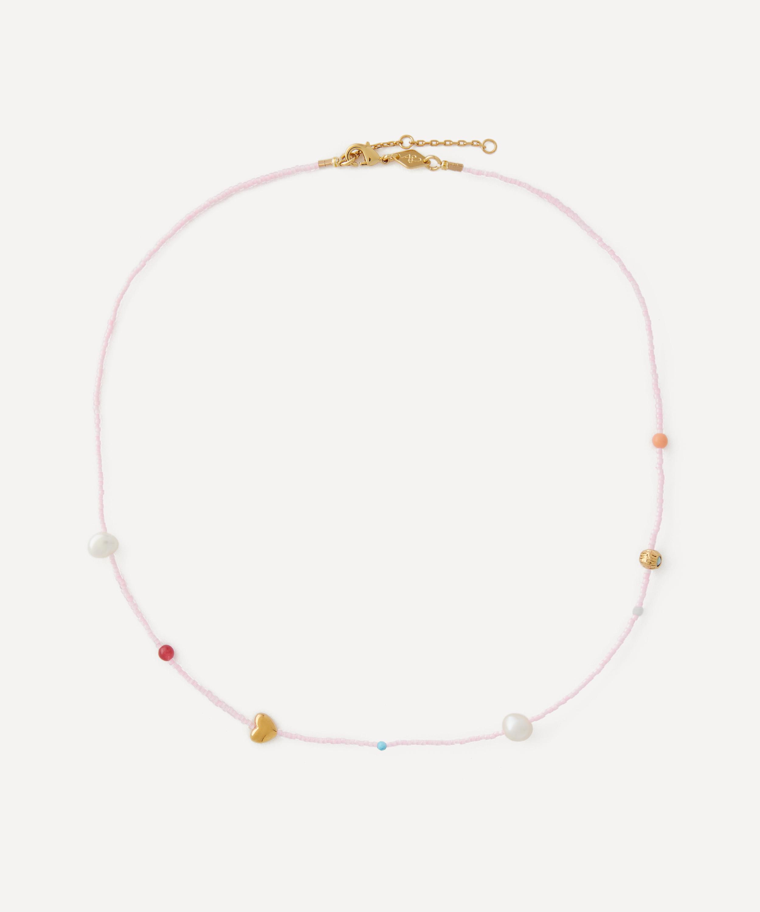 ANNI LU - 18ct Gold-Plated Oh So Fine Bead Necklace image number 0