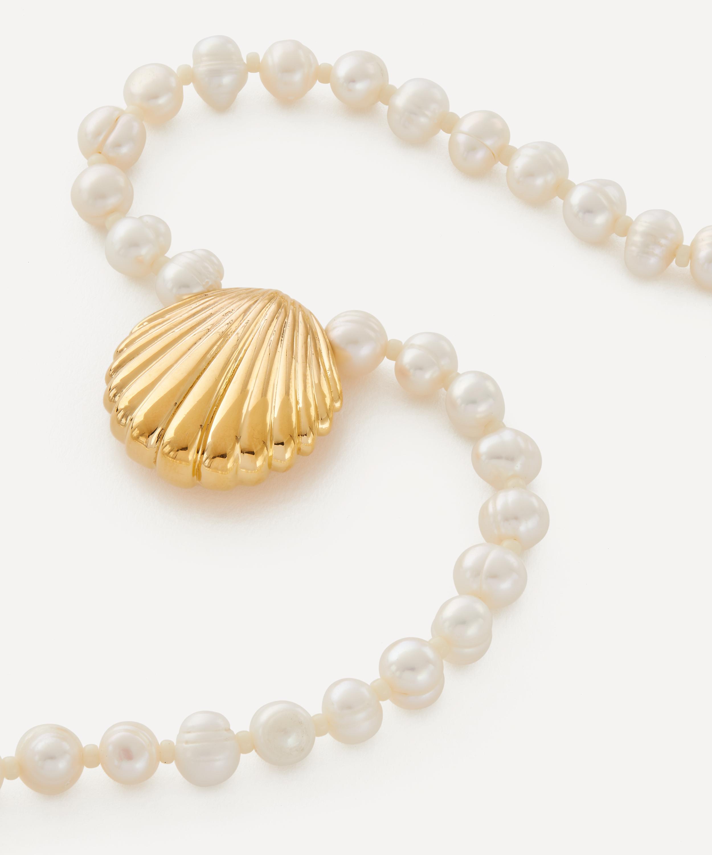 ANNI LU - 18ct Gold-Plated Ocean Treasure Pearl Necklace image number 1