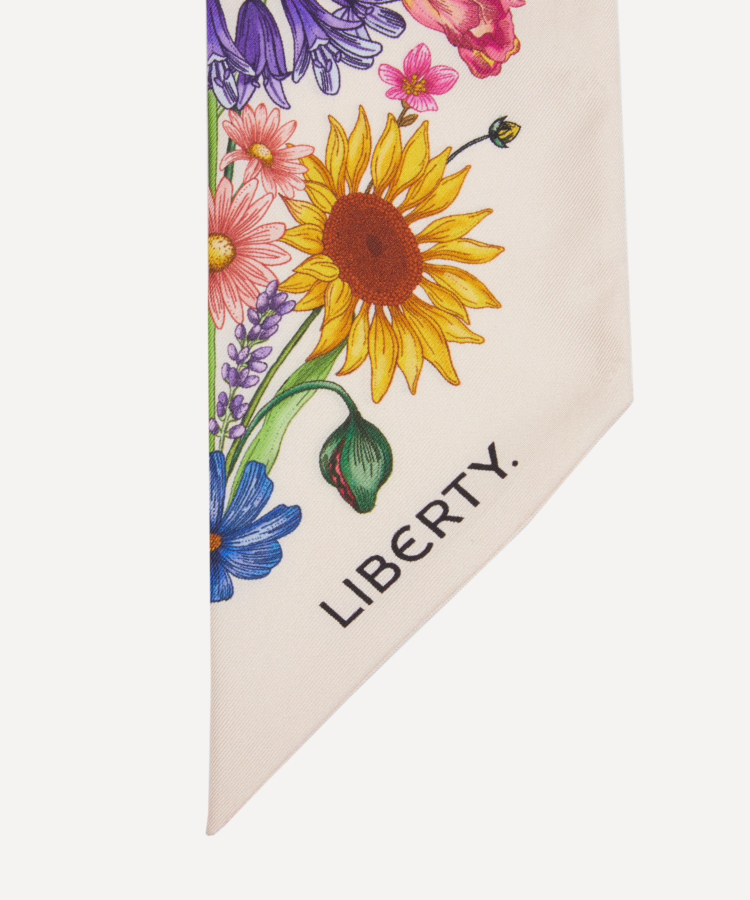 Liberty - Floral Muse 8X160 Skinny Silk Scarf image number 3