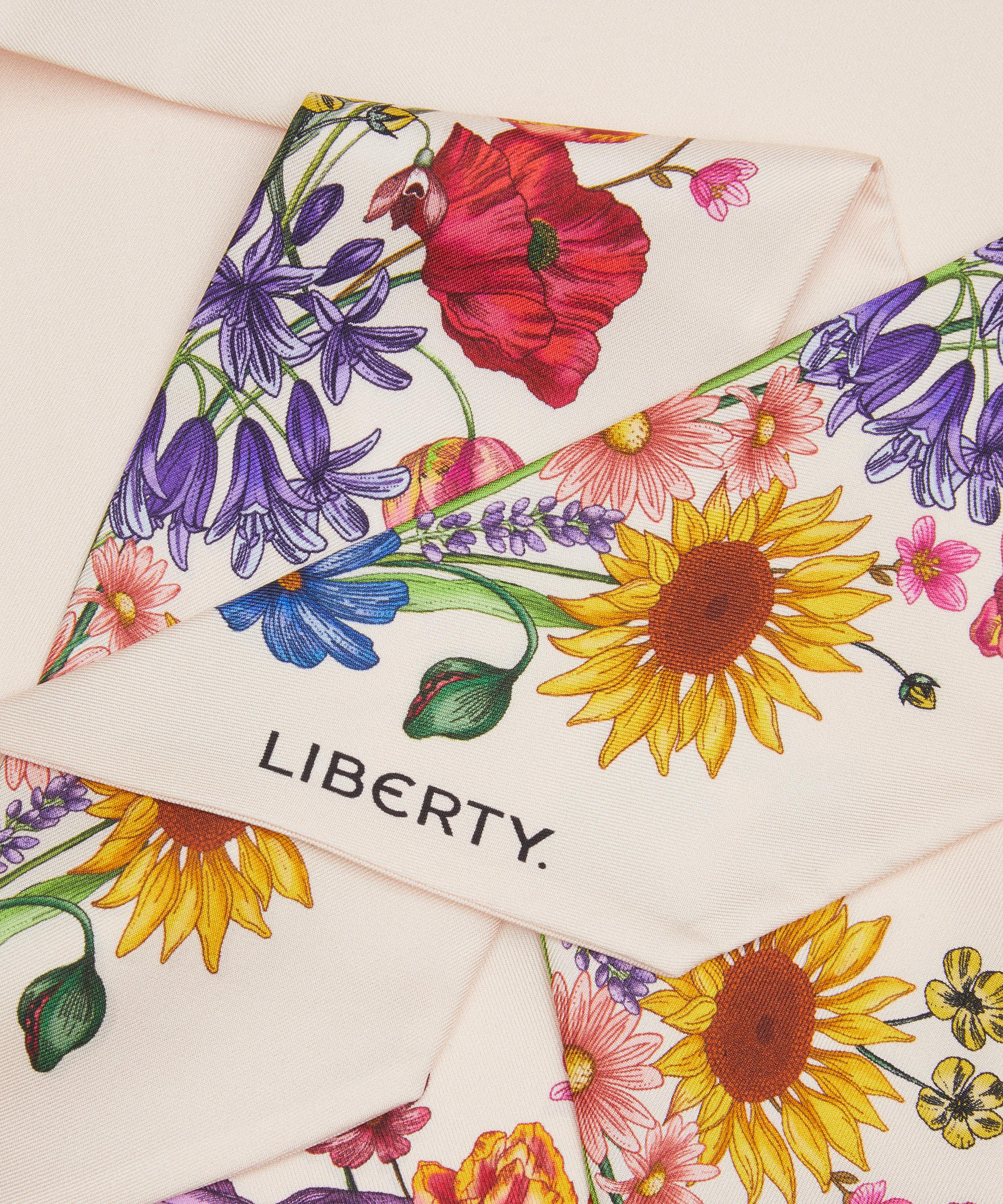 Liberty - Floral Muse 8X160 Skinny Silk Scarf image number 4