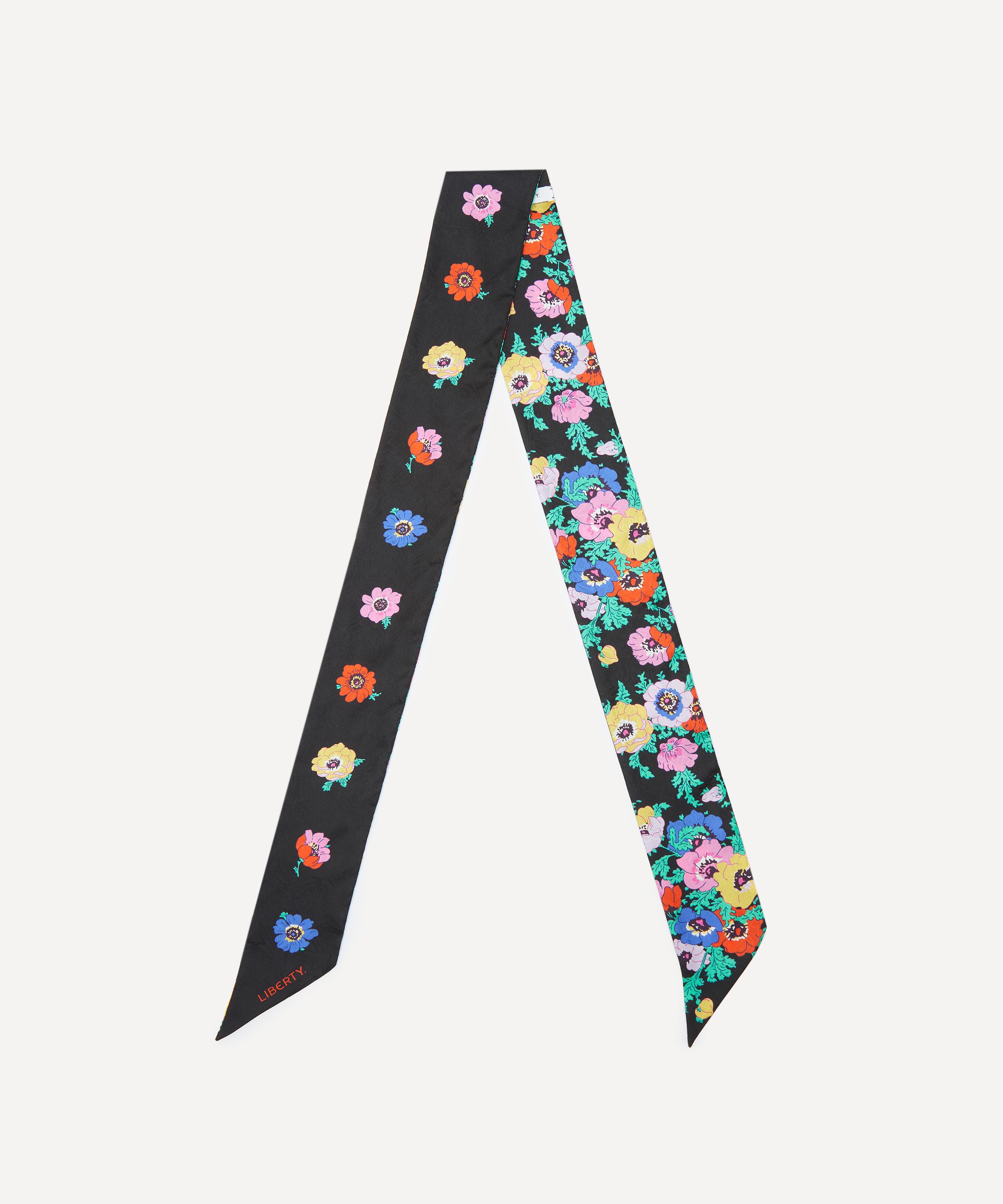 Liberty - Madeleine 8X160 Skinny Jacquard Silk Scarf image number 0